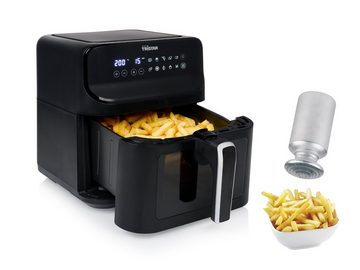 Setpoint Heißluftfritteuse, 1350 W, XXL Luftfritteuse Pommes ohne Öl 6,2L Korb mit Sichtfenster - Fritöse