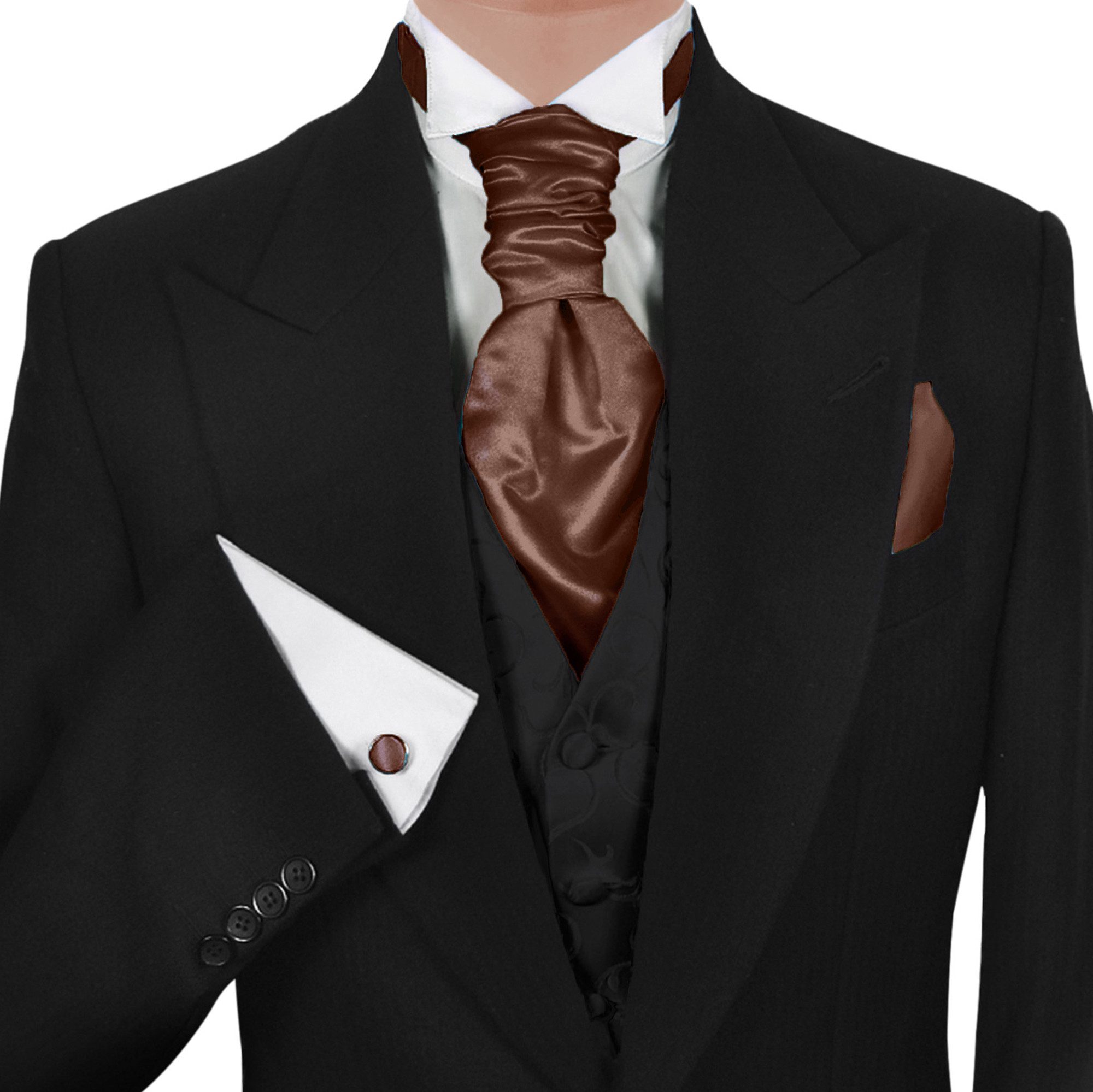 GASSANI Krawatte Satin Hochzeitskrawatte, Herren-Krawatte Hochzeit günstig online kaufen