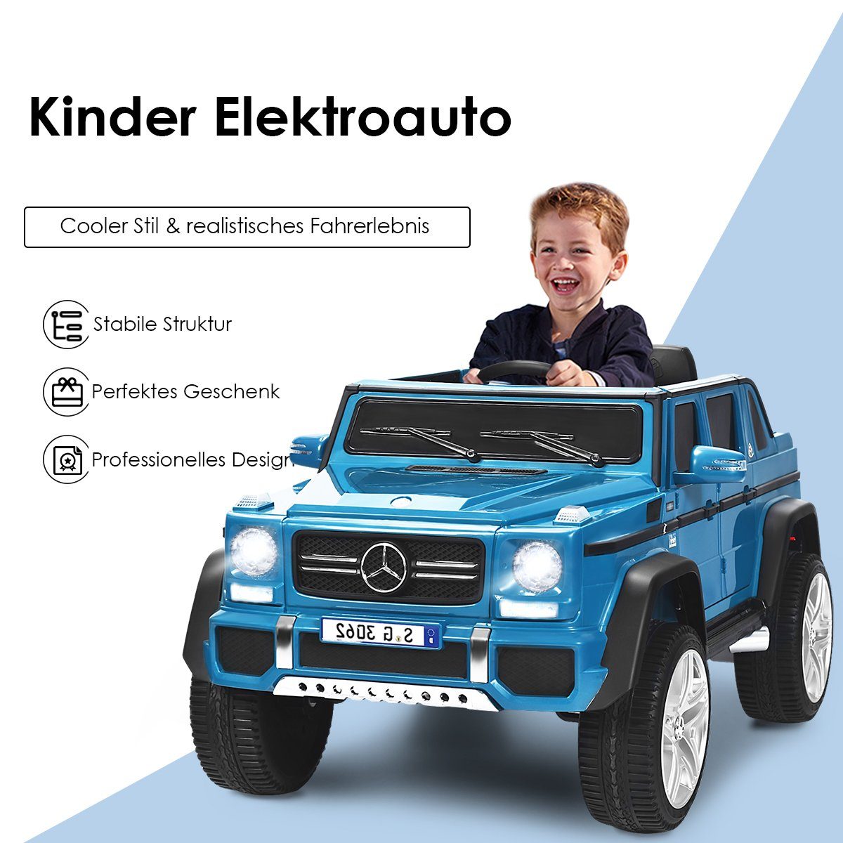 12V Akku,2 Motoren MP Kinder Elektro Auto Kinderauto GL 2,4Ghz Fernsteuerung 