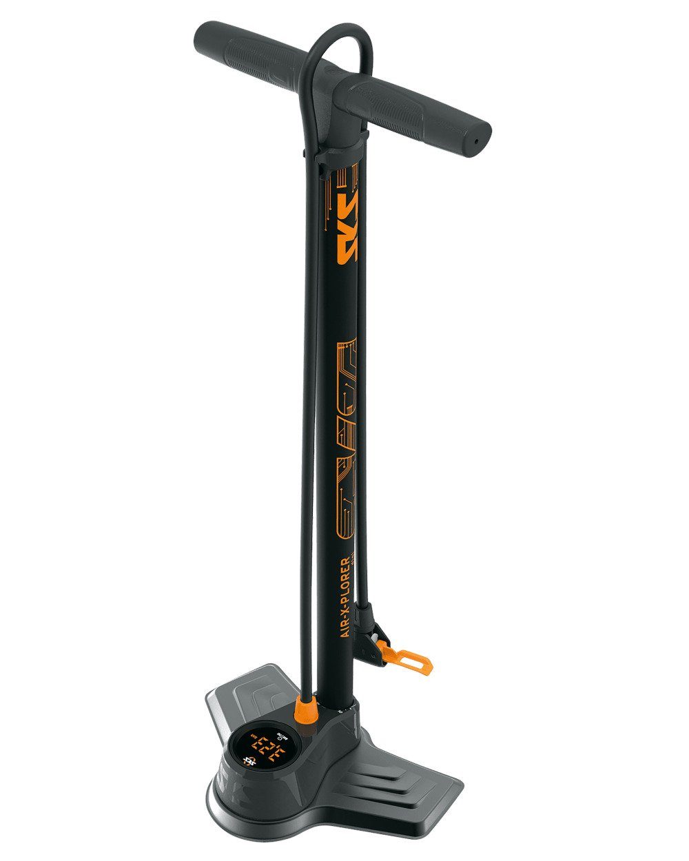 SKS Fahrradpumpe, Standpumpe Air-X-Plorer Digi,10.0