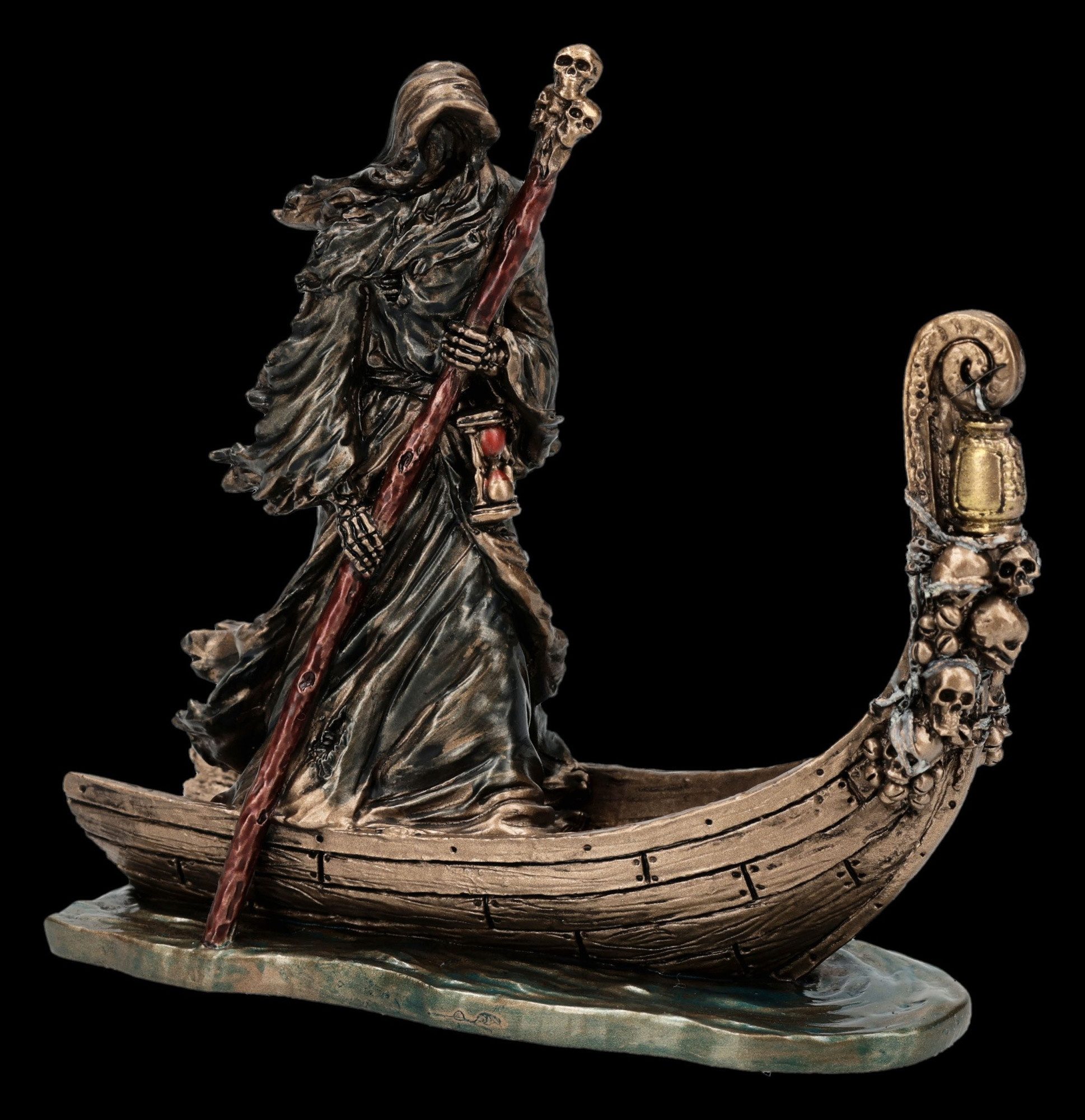 Dekofigur Charon Figur – Fährmann Styx Mythologie Statue Veronese 8.5 cm Deko