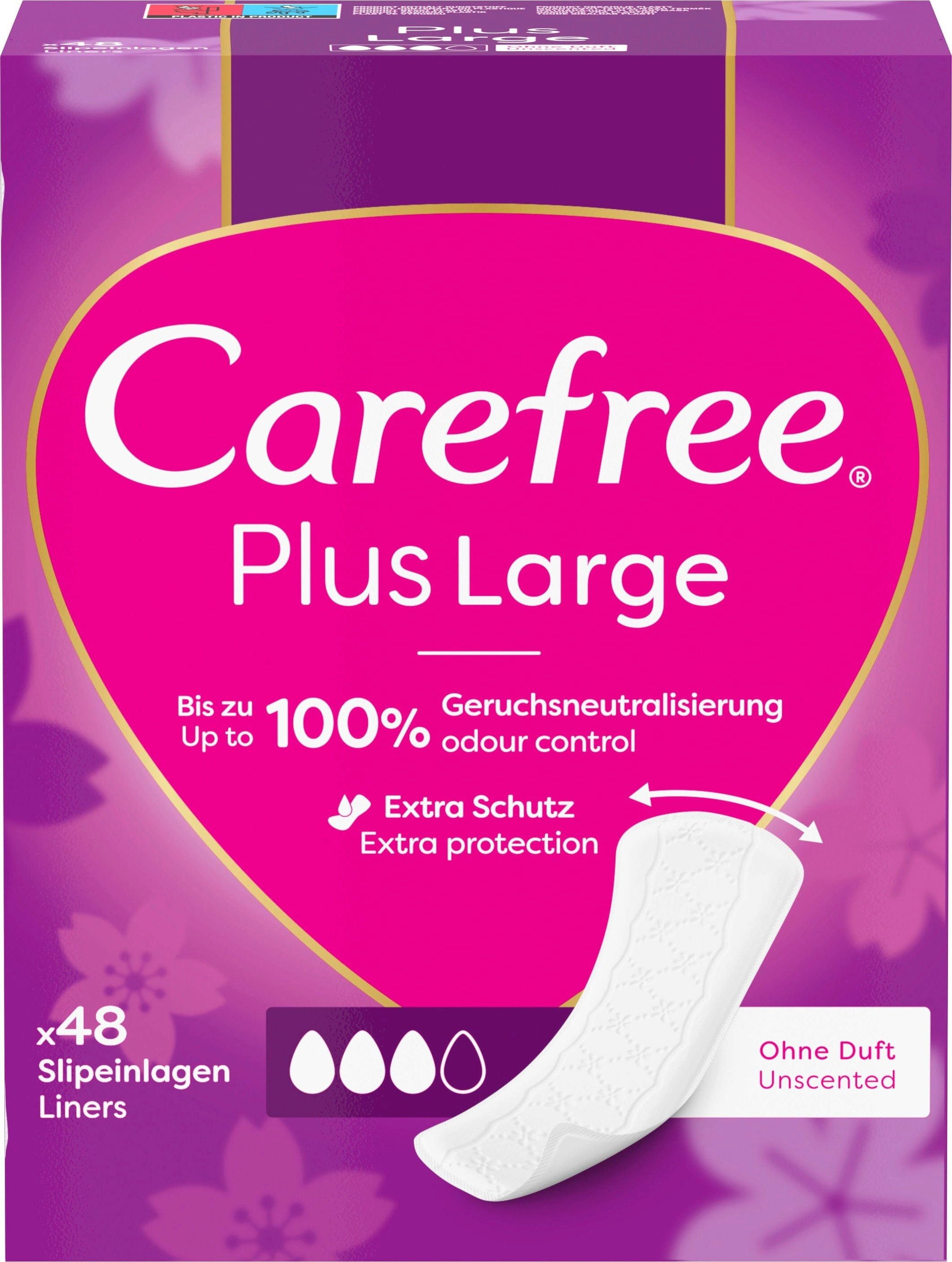 CAREFREE Slip-Einlage Carefree Plus Large Leicht duftend