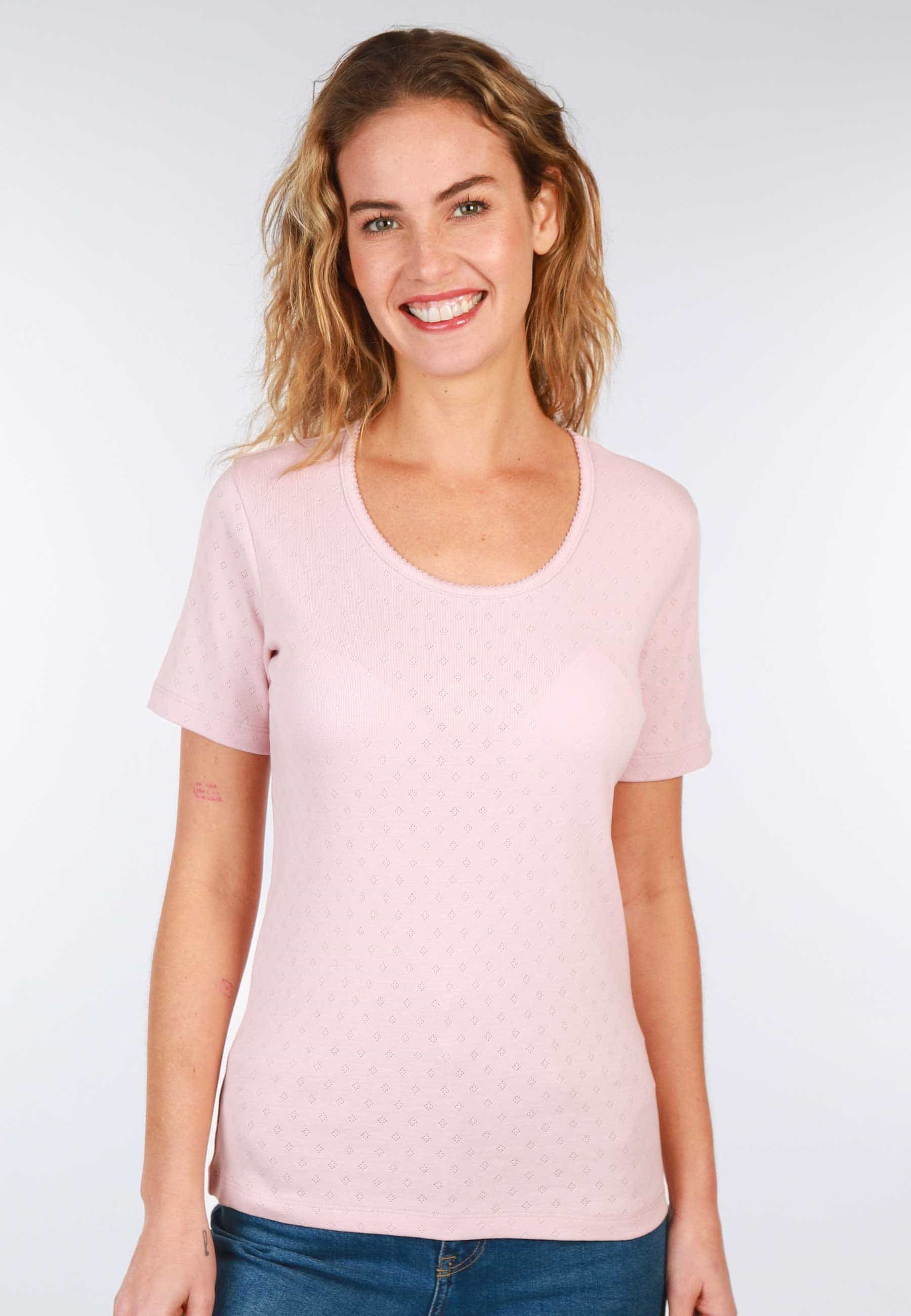Sorgenfri Sylt T-Shirt Maren Ajour-Strickdetails günstig online kaufen