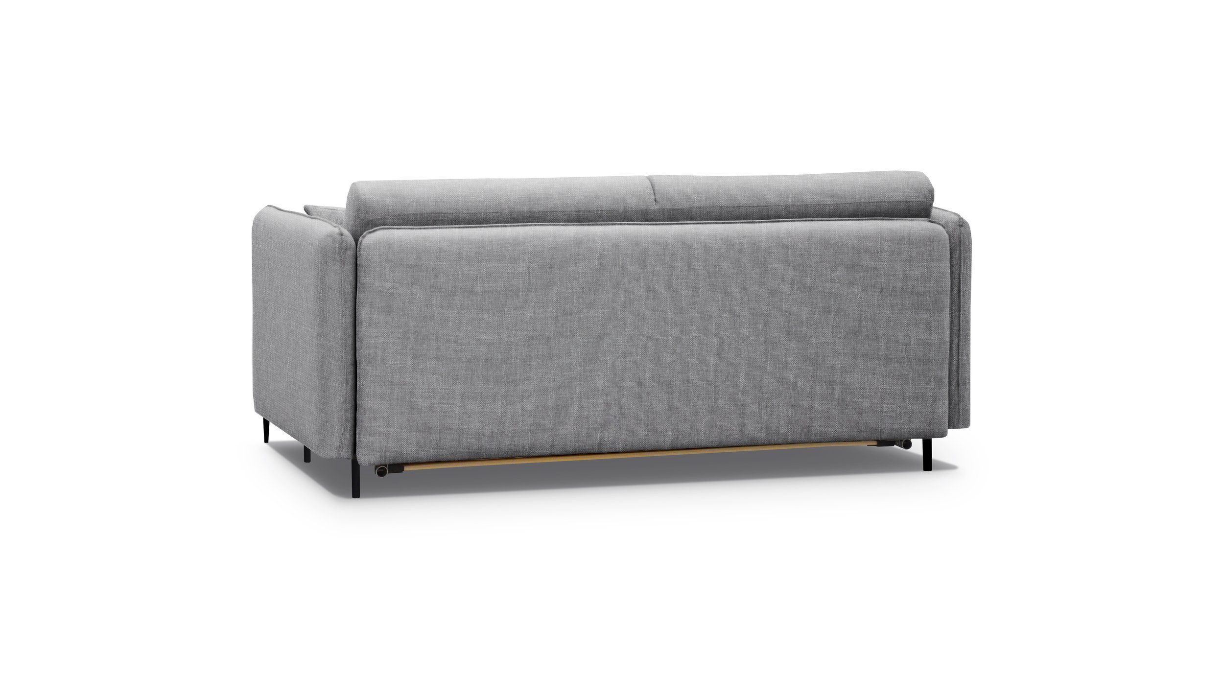 Bettfunktion, Arnold, stellbar, frei im mit Design, 3-Sitzer Sofa, Modern Raum 2-Sitzer, Stylefy Metall