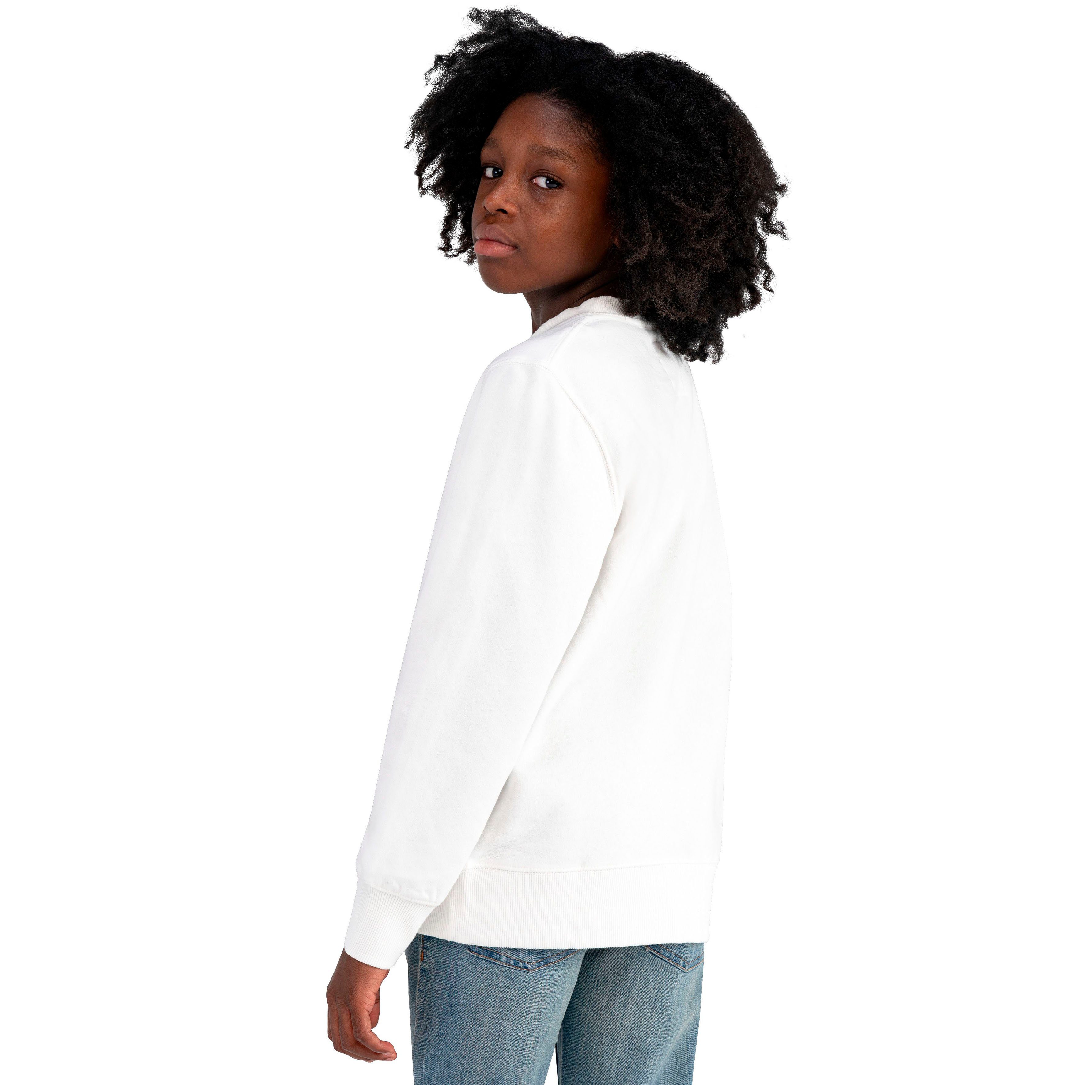 Levi's® Kids Sweatshirt CREWNECK BATWING for white BOYS