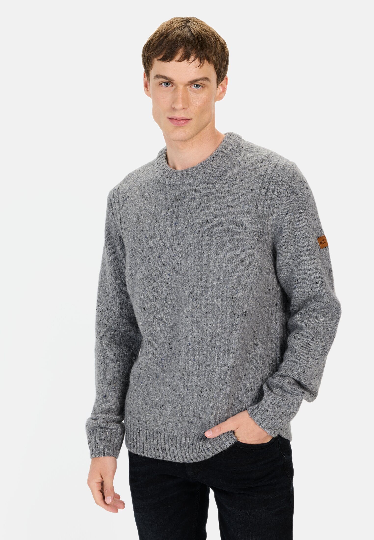 Strickpullover aus Merinowolle