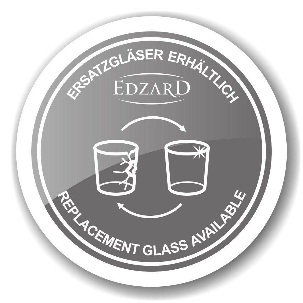 Silber-Optik, versilbert Kerzenständer EDZARD anlaufgeschützt, mit Bamboo, 35,5 und Höhe für und cm Kerzenhalter Kerzenleuchter Glas-Aufsatz Stumpenkerzen,