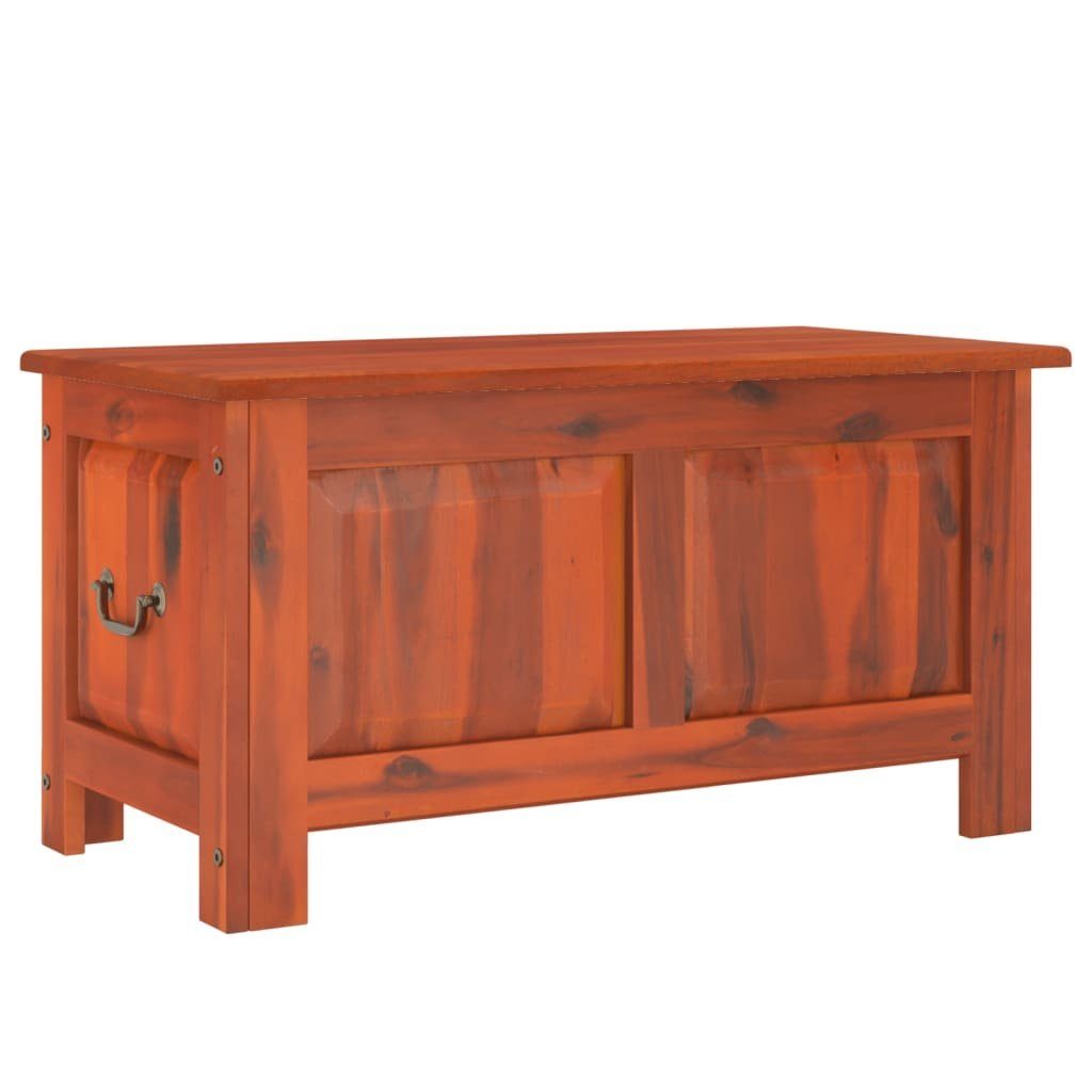 vidaXL Truhe 90 x 45 x 47 cm Truhe Aufbewahrungstruhe Holztruhe mit Deckel Braun Ma