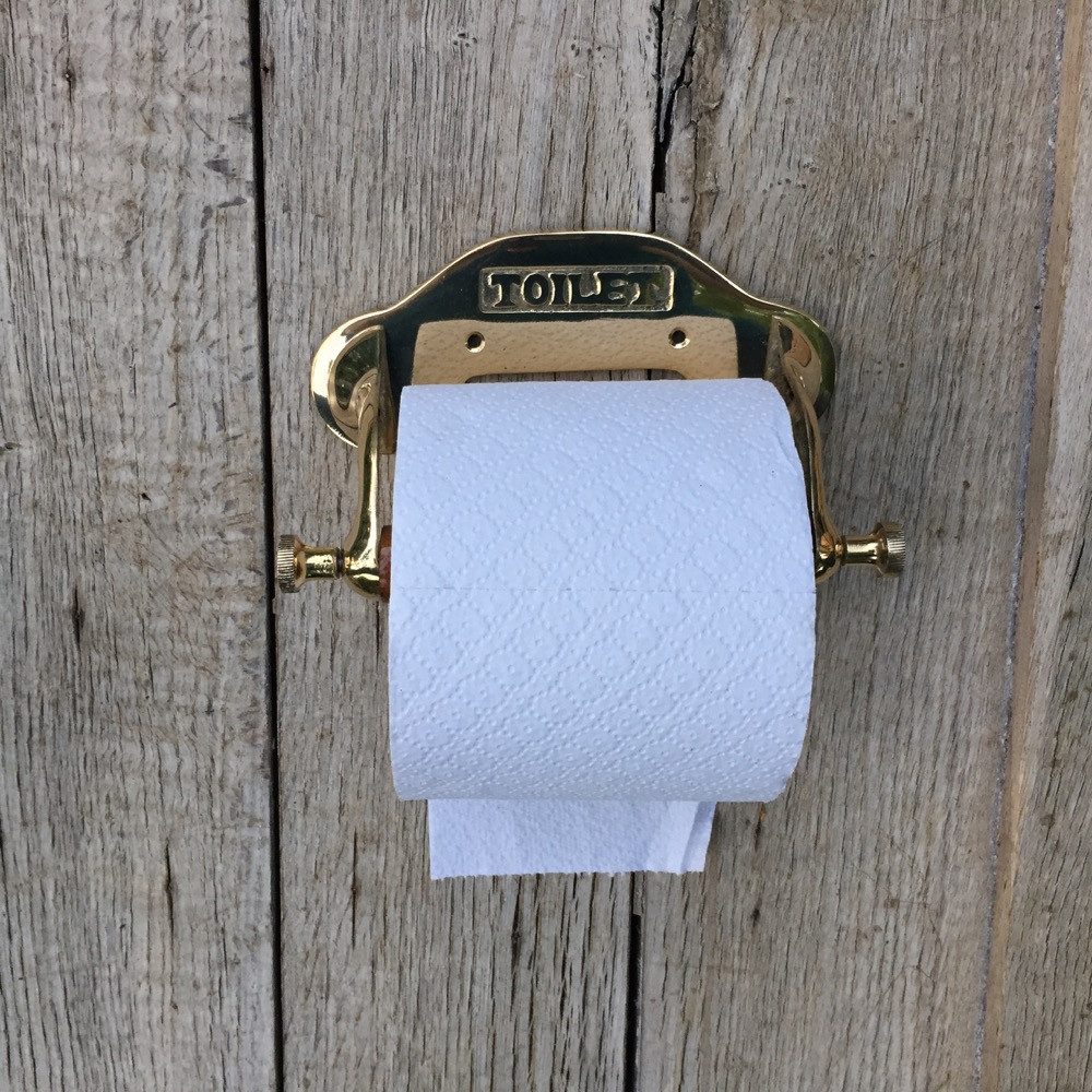 Antikas Dekofigur Nostalgie WC-Rollenhalter Toilettenpapierhalter, Papierrollenhalter