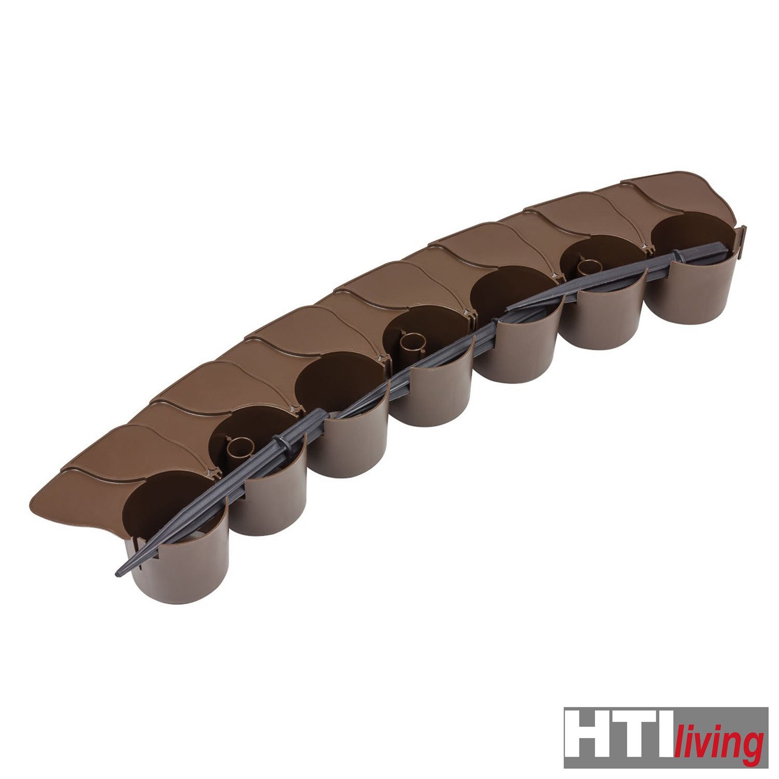HTI-Living Rasenkante Rasenkante Palisade 4-teilig Nessa, Set, 4 Module, Beeteinfassung