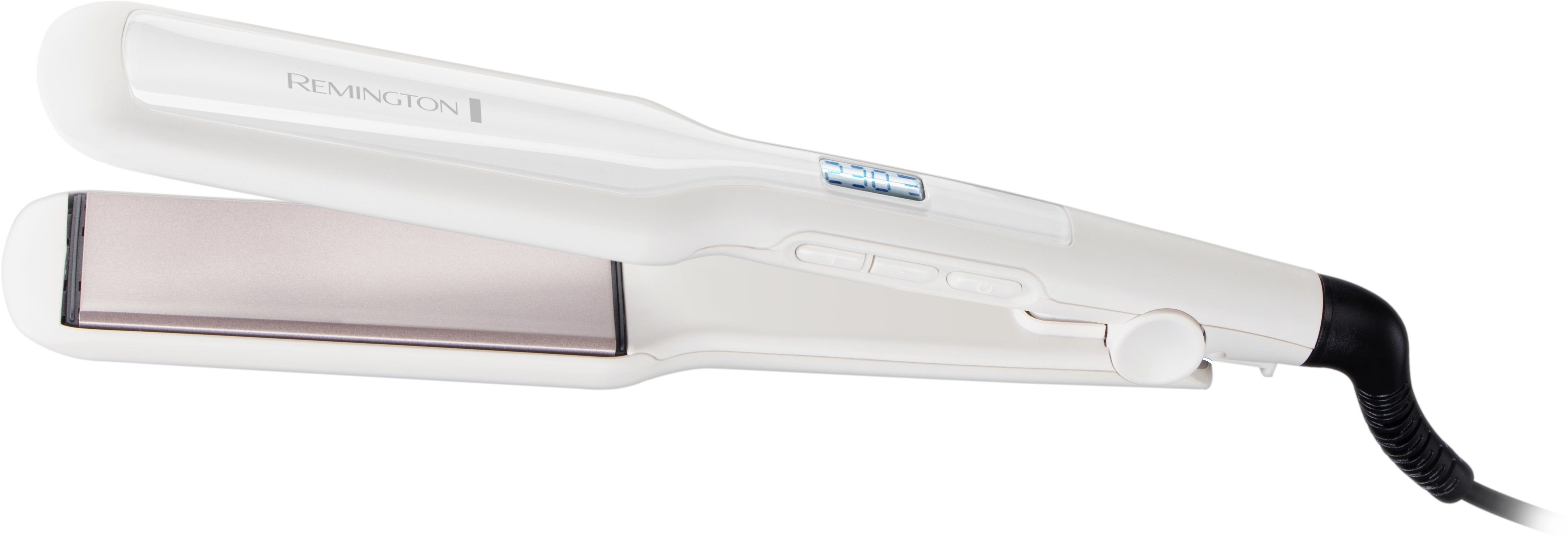 Remington Випрямляч для волосся S5527, 77%*breitere gelagerte Stylingplatten, für Locken,Wellen & zum Glätten