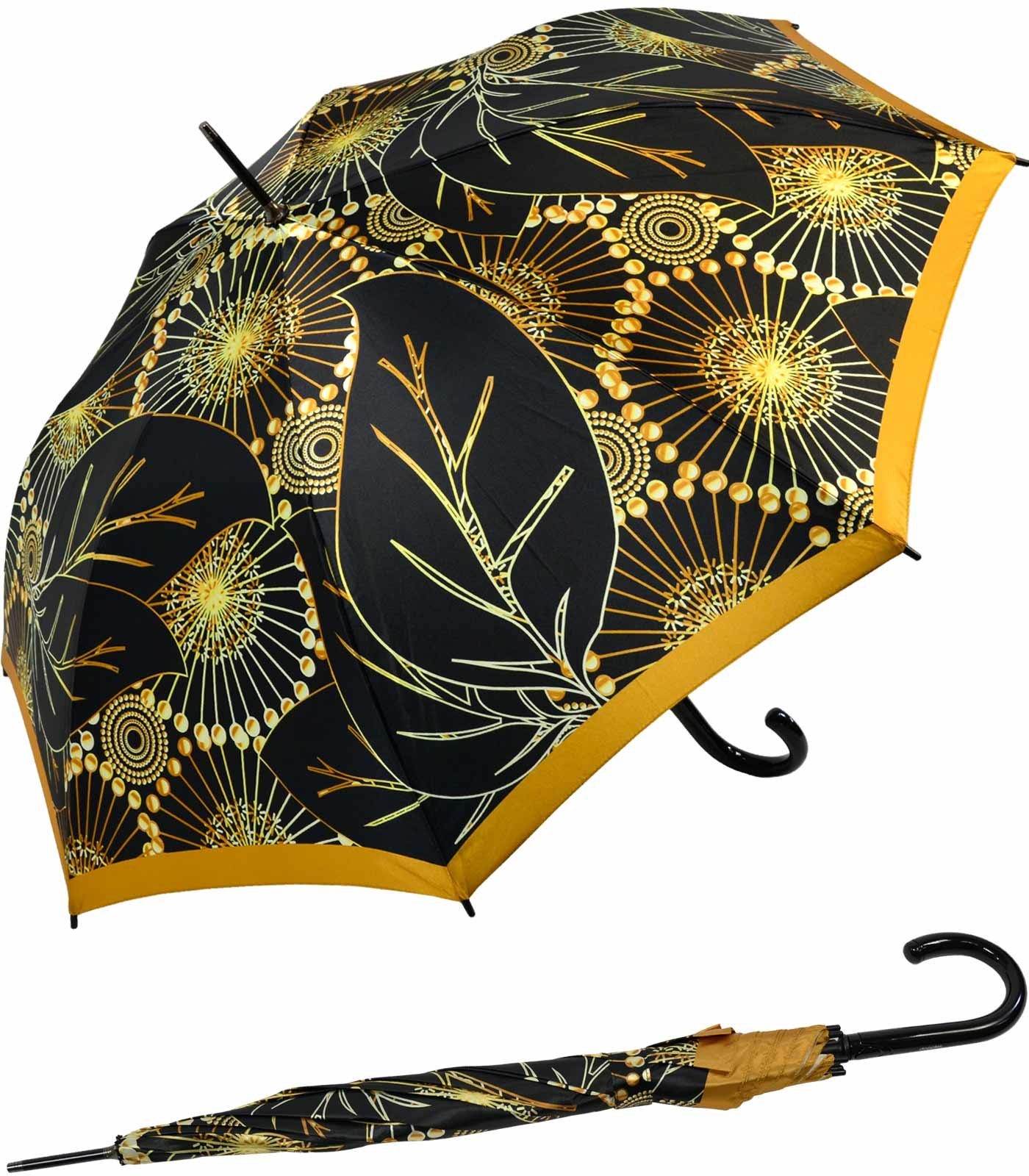 doppler® Stockregenschirm extravagant bedruckter Damenschirm Auf-Automatik, günstig online kaufen