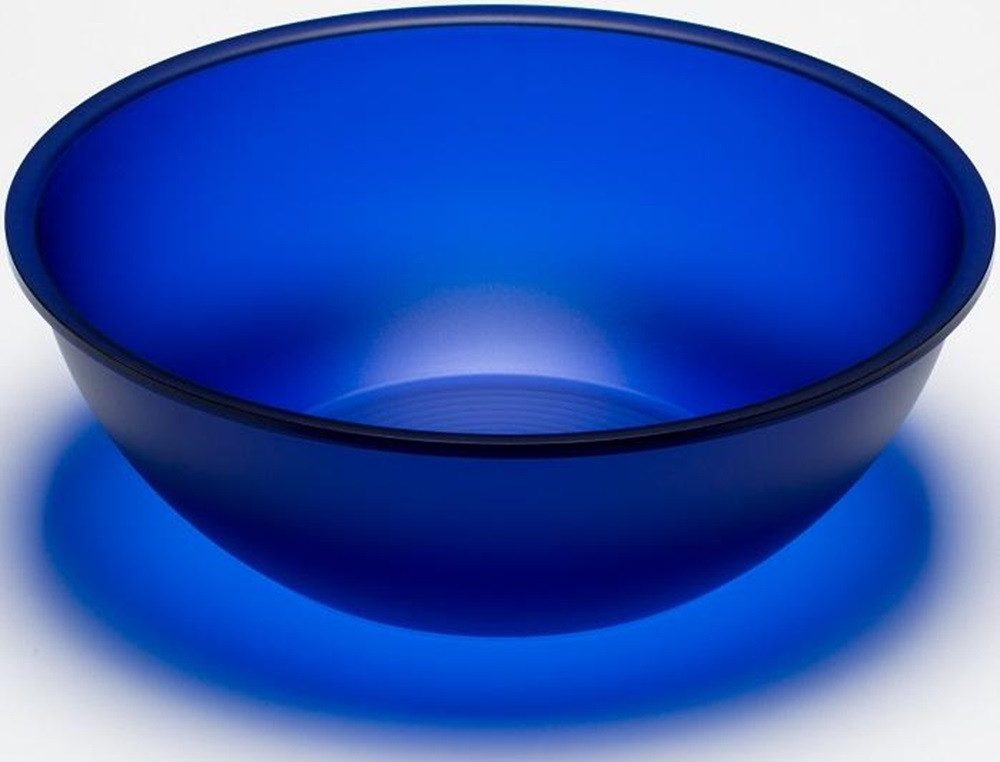 G.F. Heim Söhne Salatschüssel aus Acrylglas satiniert sky blue 36,5cm