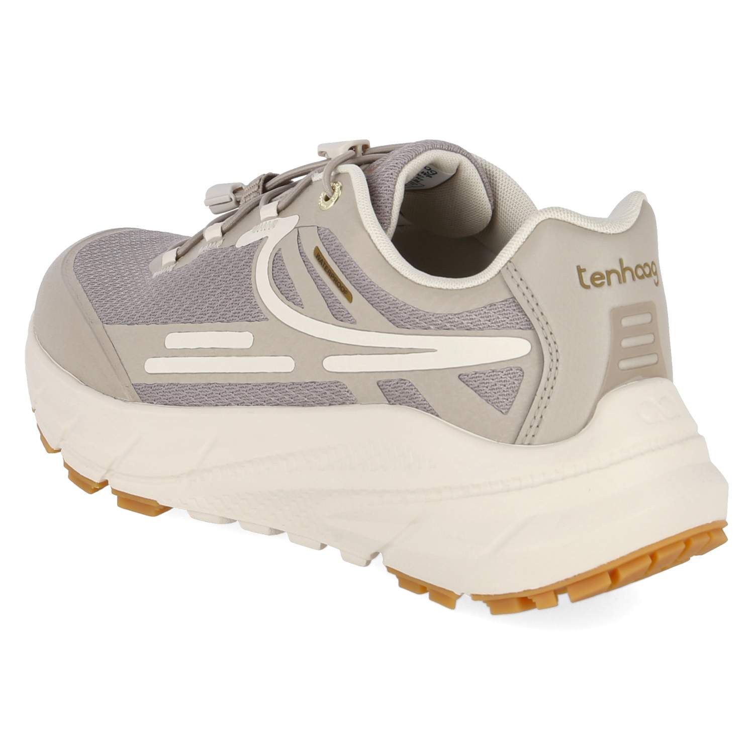 Tenhaag Tenhaag 0043-007 Damen Textil & Synthetik beige Schnürschuh