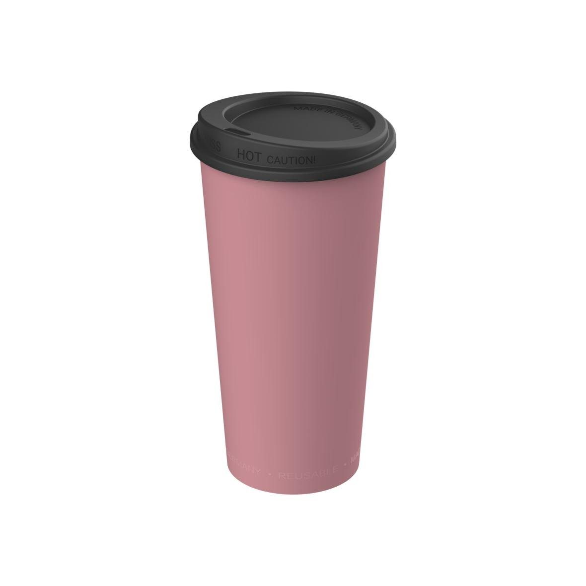 elasto Coffee-to-go-Becher Coffee Mug 400 ml Kaffeebecher to go Made in Germany, Made in Germany, Spülmaschinengeeignet, 100% recylebar, Becher