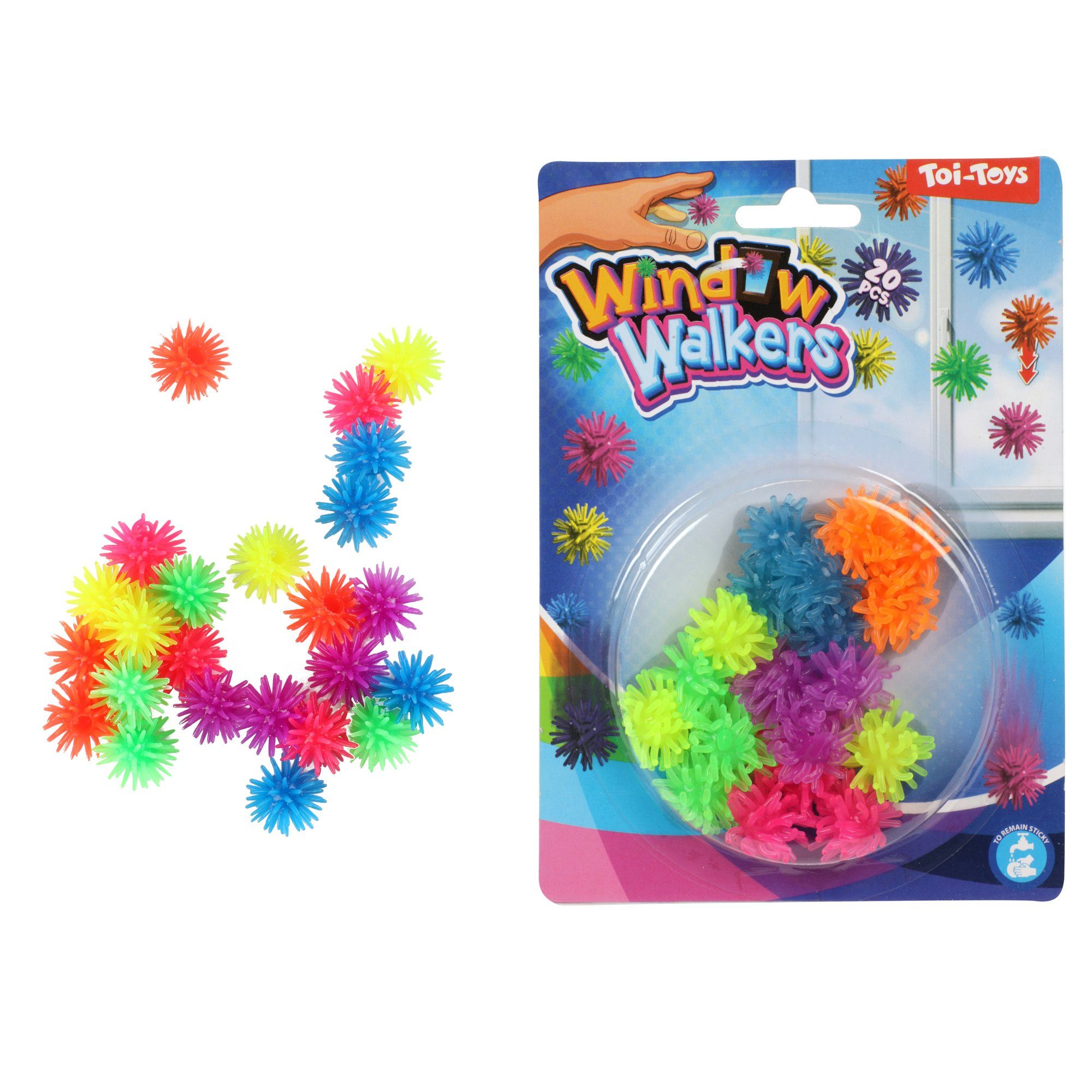 Toi-Toys Spiel Fenster Kriecher - Mini Pufferbälle (20 Stück, 2cm)