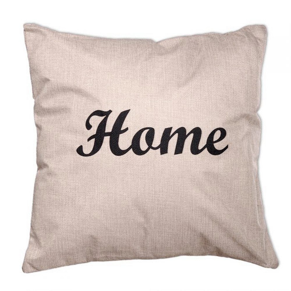LebensWohnArt Dekokissen Kissen Dekokissen inkl. Füllung 42x42cm HOME. € 16,90