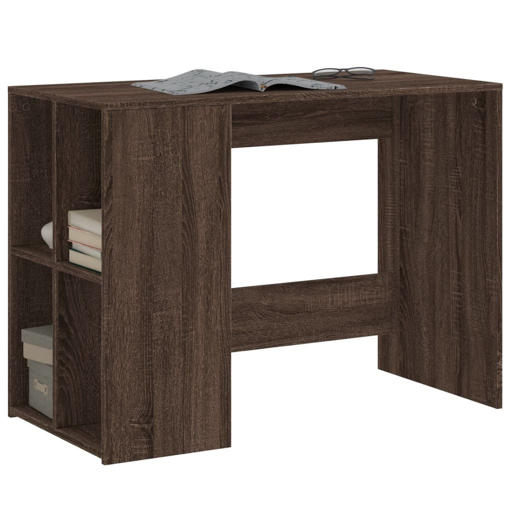 vidaXL Schreibtisch Schreibtisch Braun Eichen-Optik 102x50x75 günstig online kaufen