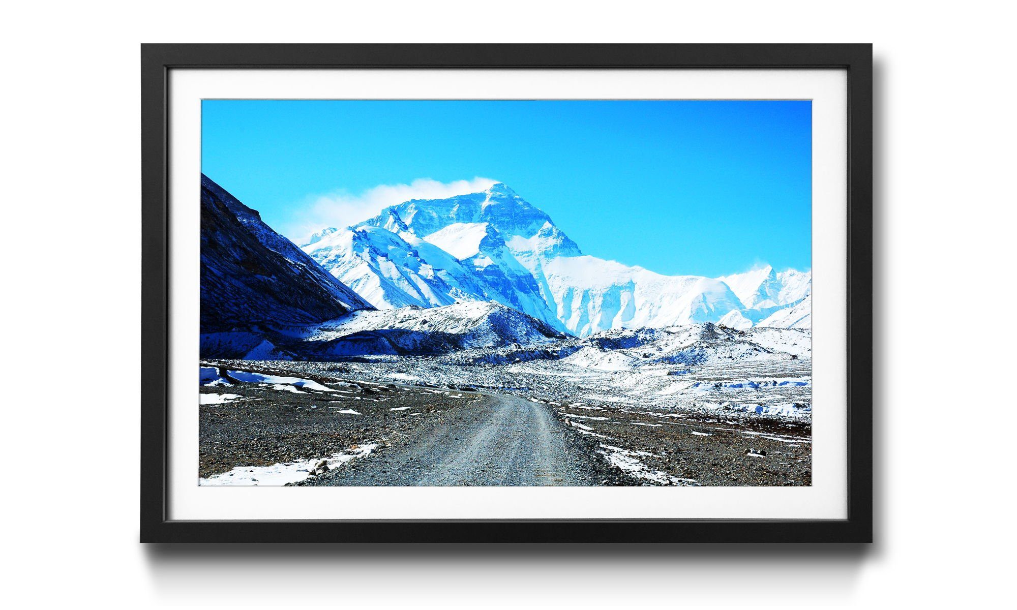 WandbilderXXL Bild mit Rahmen 4 Beauty, Größen Landschaft, Wandbild, erhältlich in Icy