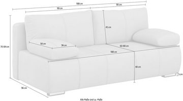 COLLECTION AB Sofa Torsten, mit Bettfunktion und Bettkasten