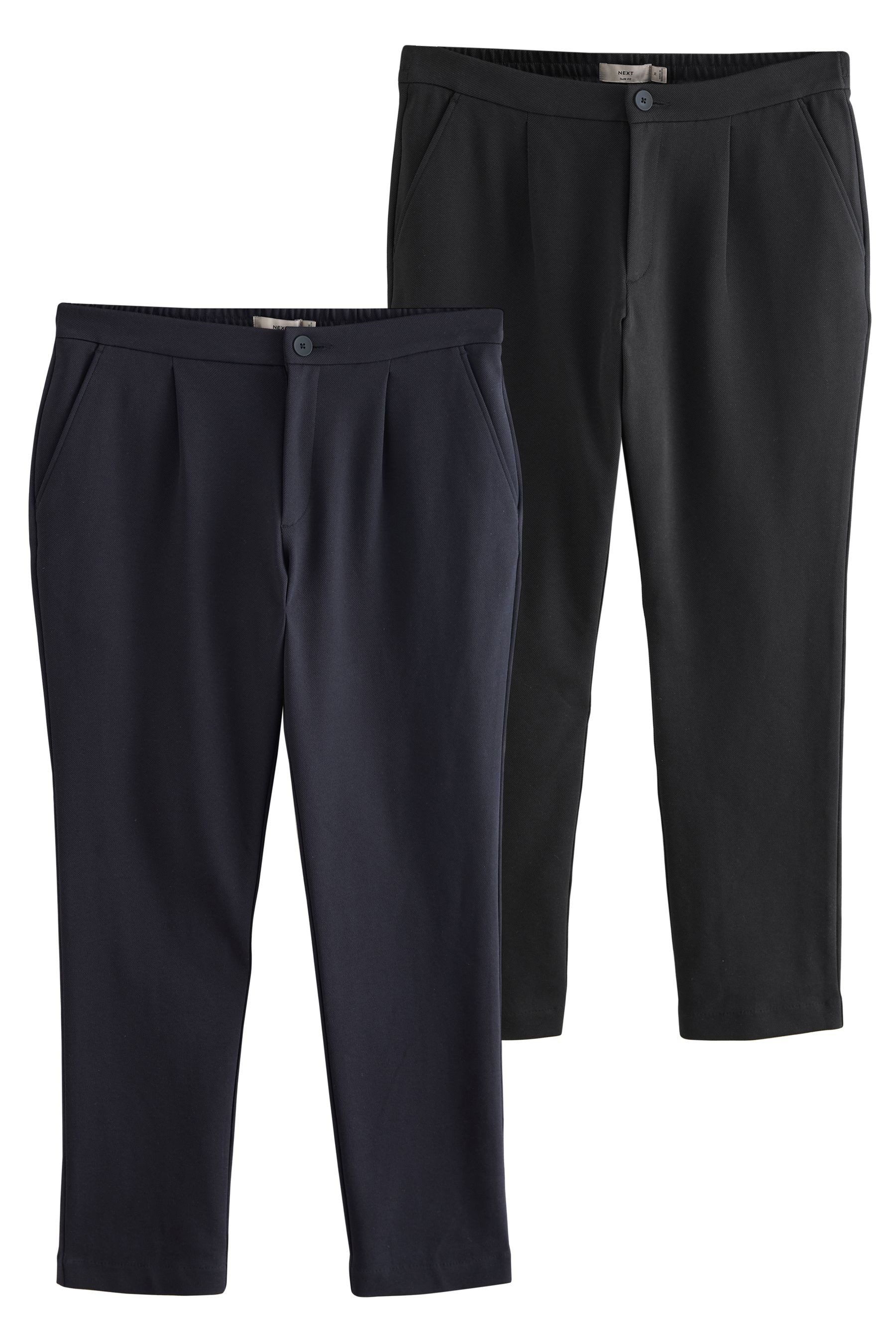 Jerseyhose Regular Fit Jersey-Jogginghose, 2er-Pack