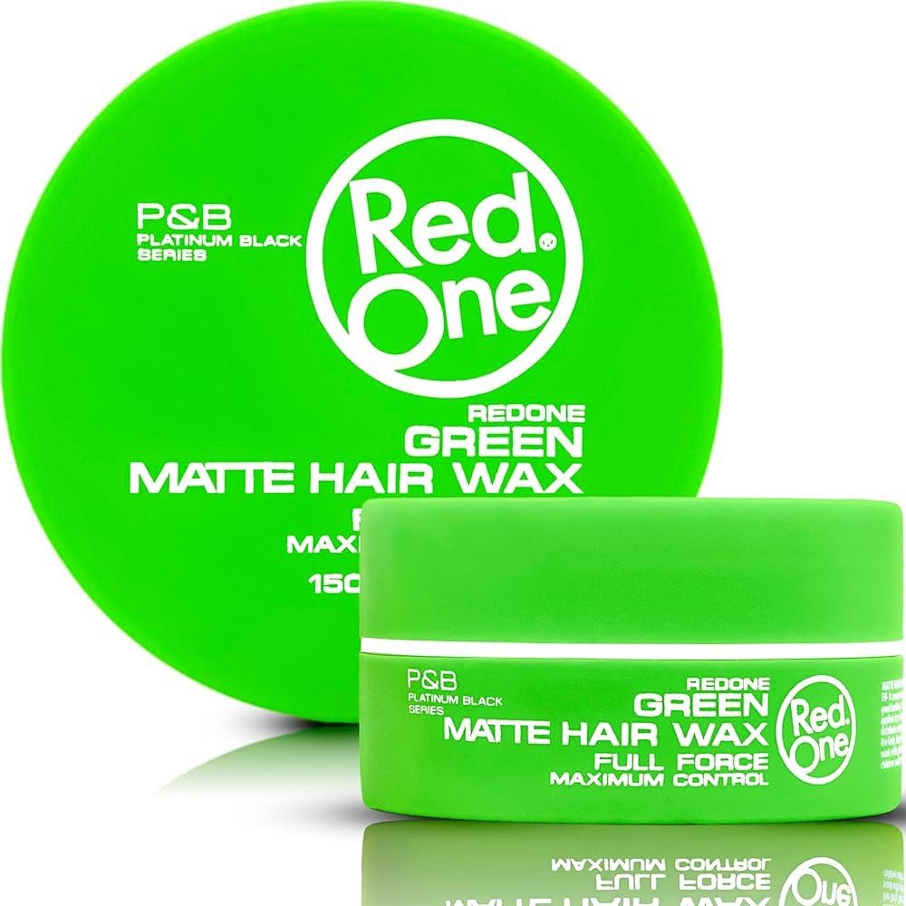 RedOne Haarwachs RedOne Green Matte Hair Wax 150 ml Maximum Control Haarwachs, Wasserlöslich, rückstandslos auswaschbar, alkoholfrei.