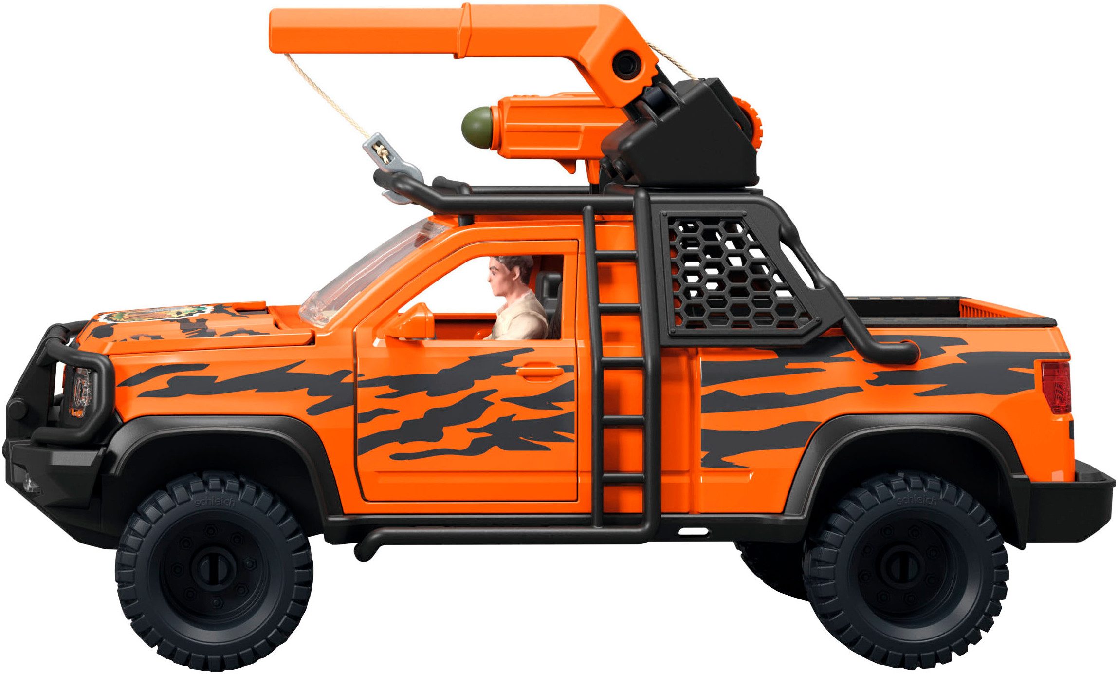 Schleich® Spielfigur WILD LIFE, Abenteuerfahrzeug im Dschungel (42720)