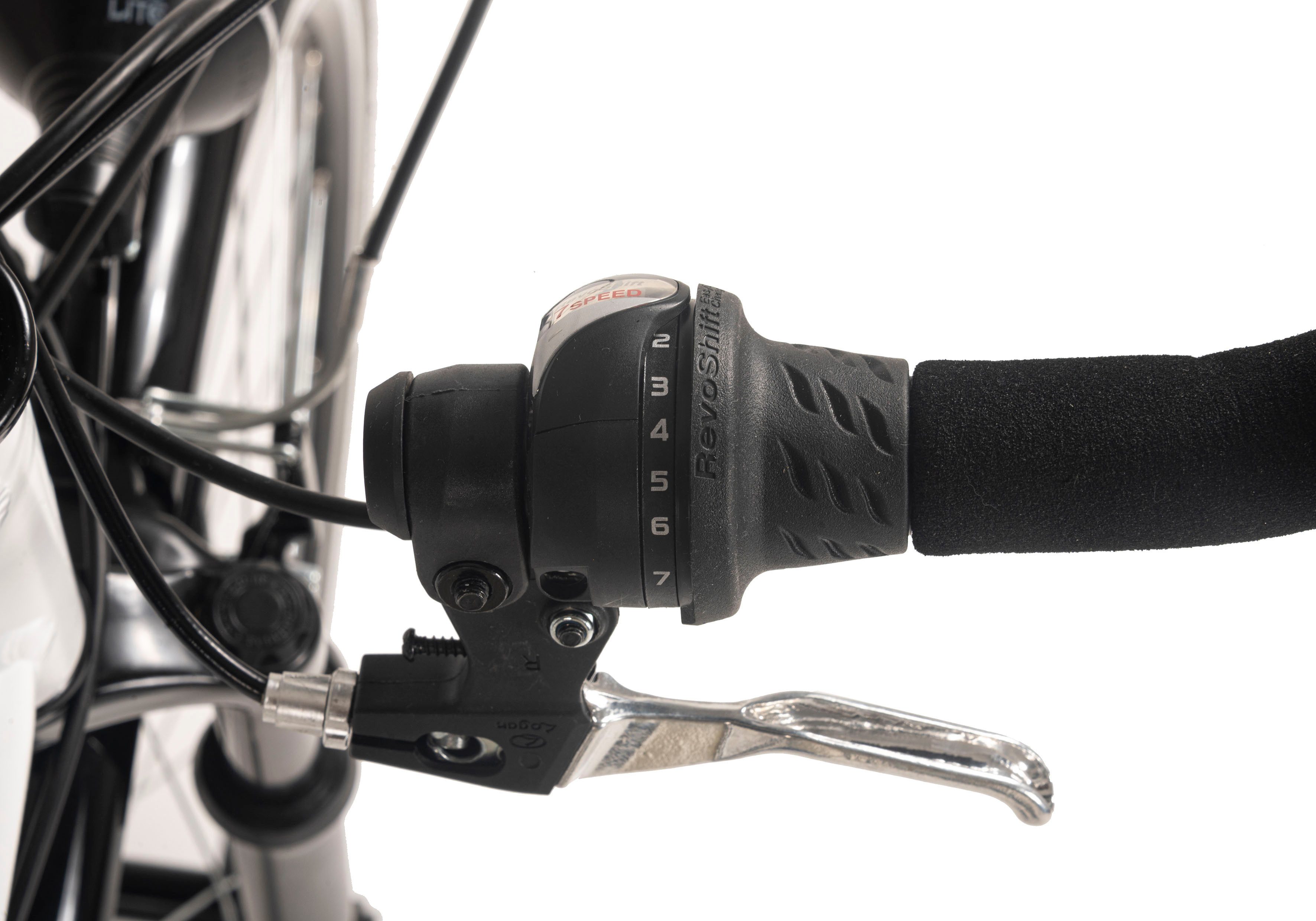 Dacapo Trekkingrad Metropolis Trekkingrad Damen Alu-Rahmen 28'' weiß RH 48 cm, 21 Gang Shimano Tourney Schaltwerk, Kettenschaltung, Multipositionslenker