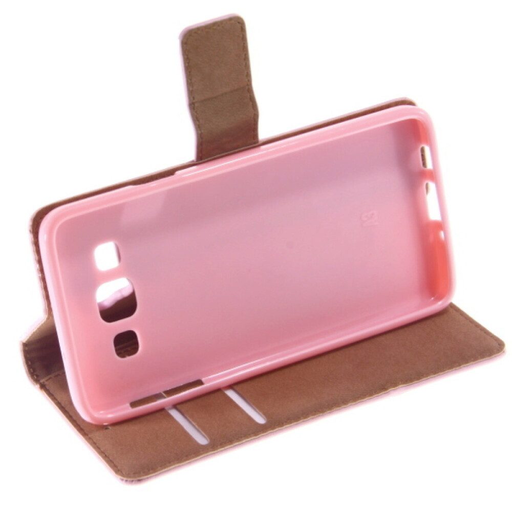 Handytasche Book Case Handyhülle für Samsung Galaxy A3 A300 Rosa 4250710560820 (Book Cover)
