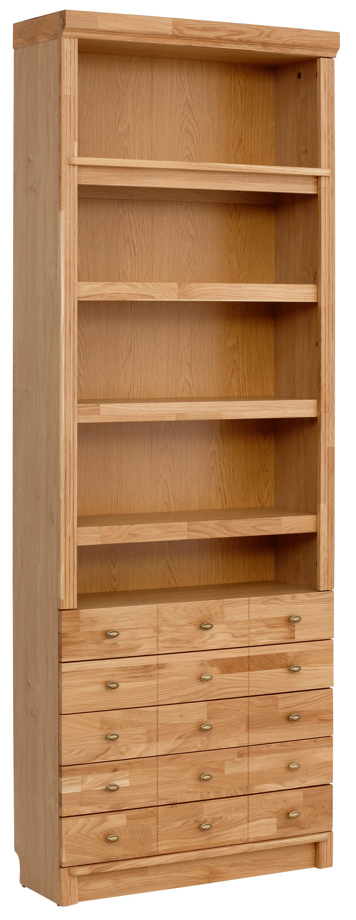 Home affaire Bücherregal Soeren, aus massiver Kiefer, in 2 Höhen, Tiefe 29 günstig online kaufen