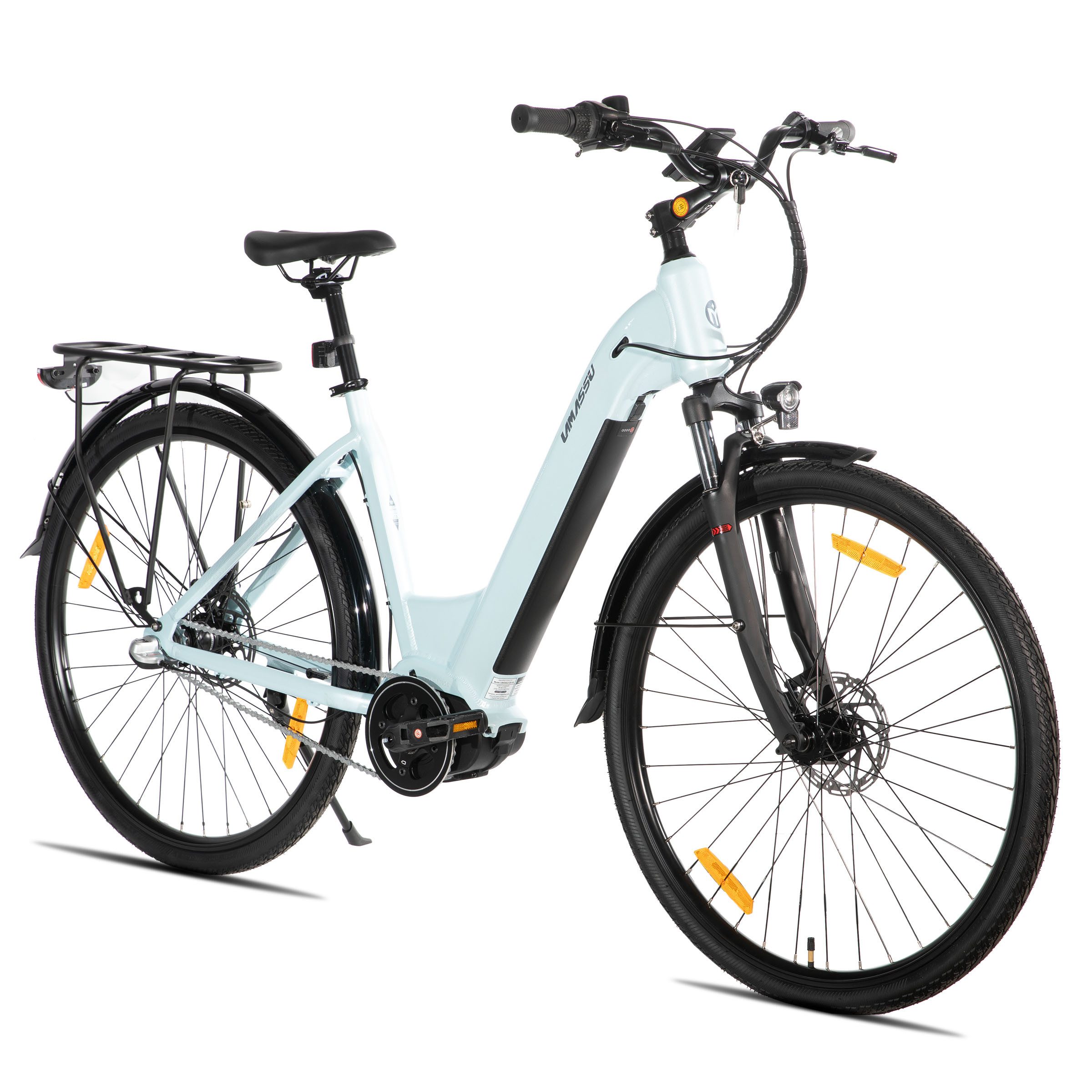 E-Bike 28 Zoll E-Bike Trekkingrad mit Gepäckträger für Alltag und Touren