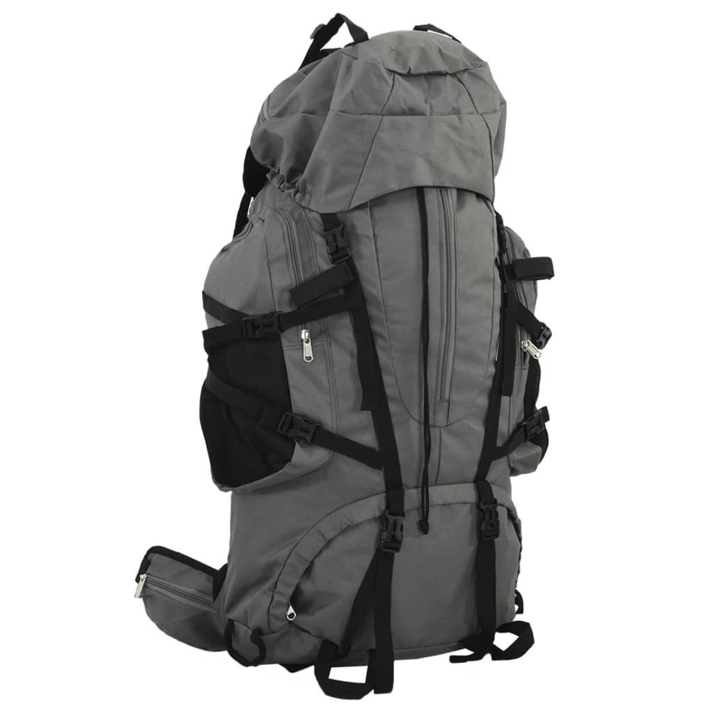 vidaXL Rucksack Wanderrucksack Grau 60 L Oxford-Gewebe (1-tlg)