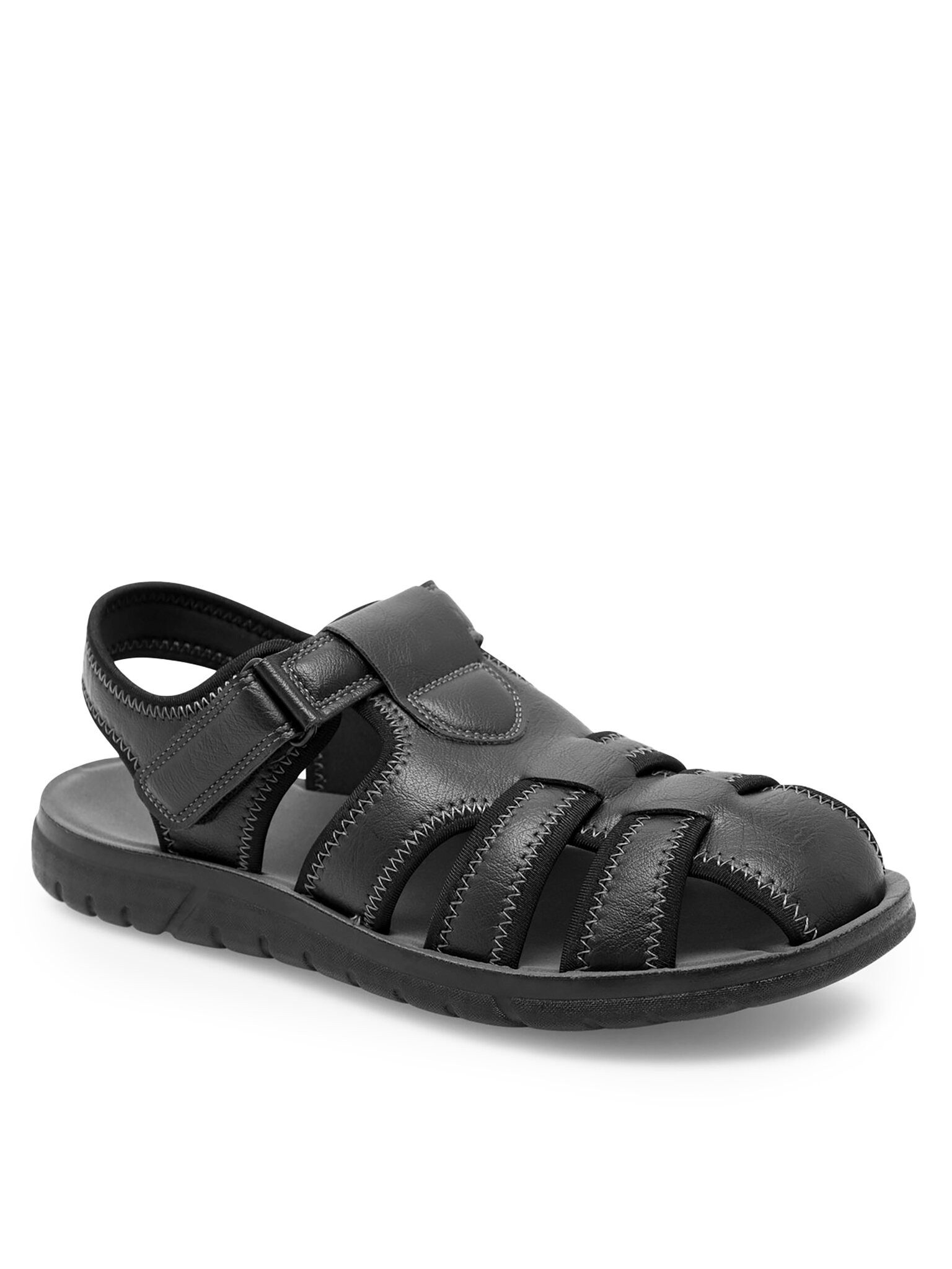 Lanetti Lanetti Sandalen Herren MSS20514-13 Schwarz Sandale günstig online kaufen