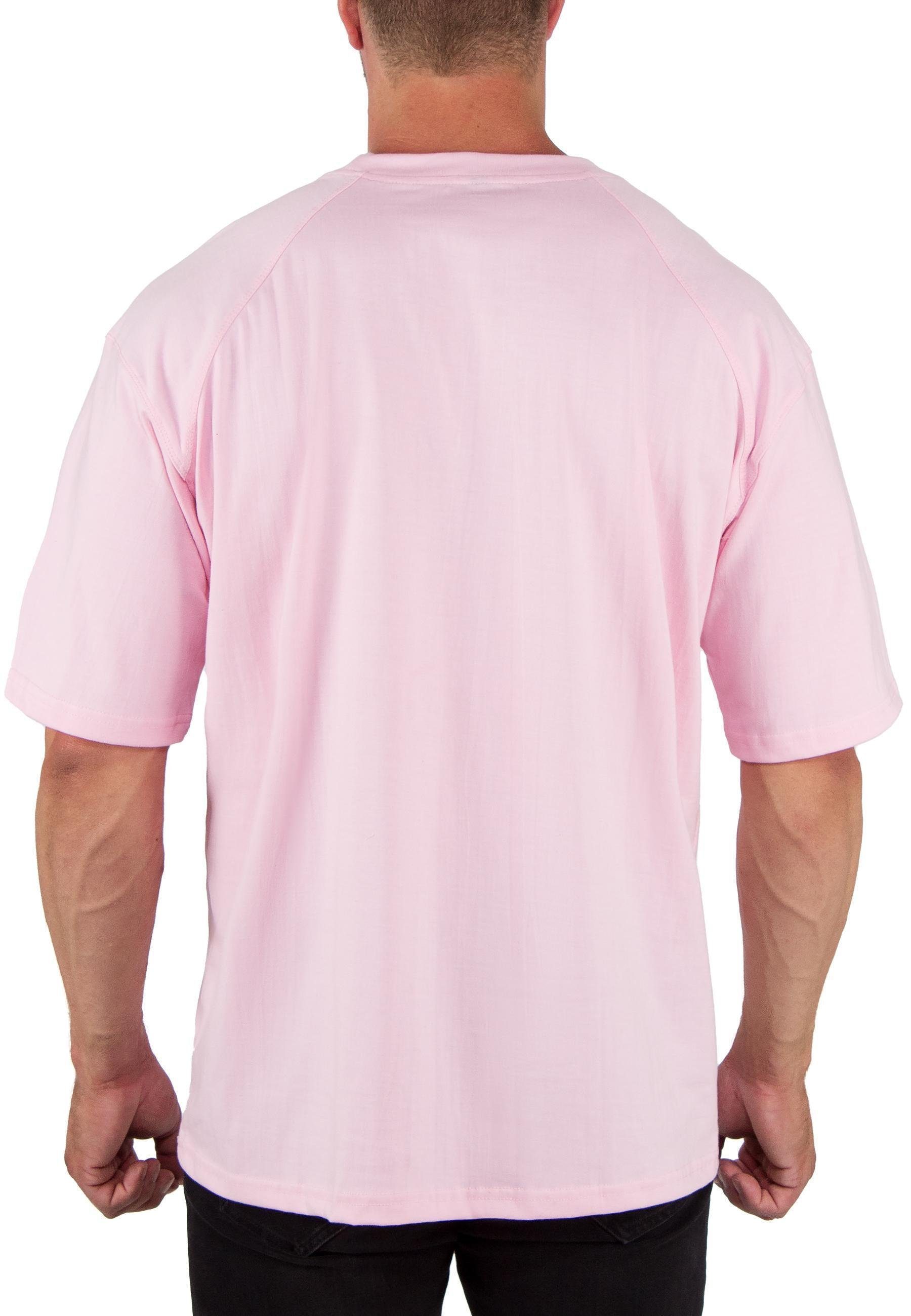 Reichstadt Oversize-Shirt Herren Oversized Kurzarmshirt 22RS033A mit Stitch günstig online kaufen