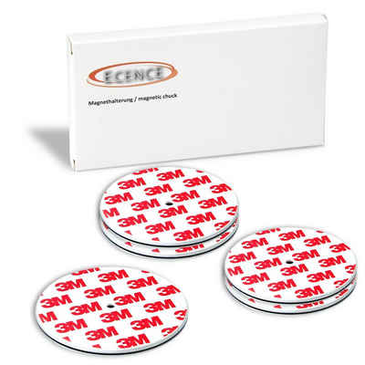 ECENCE Magnethalter 5x Magnethalterung 70mm für Rauchmelder (5-St)