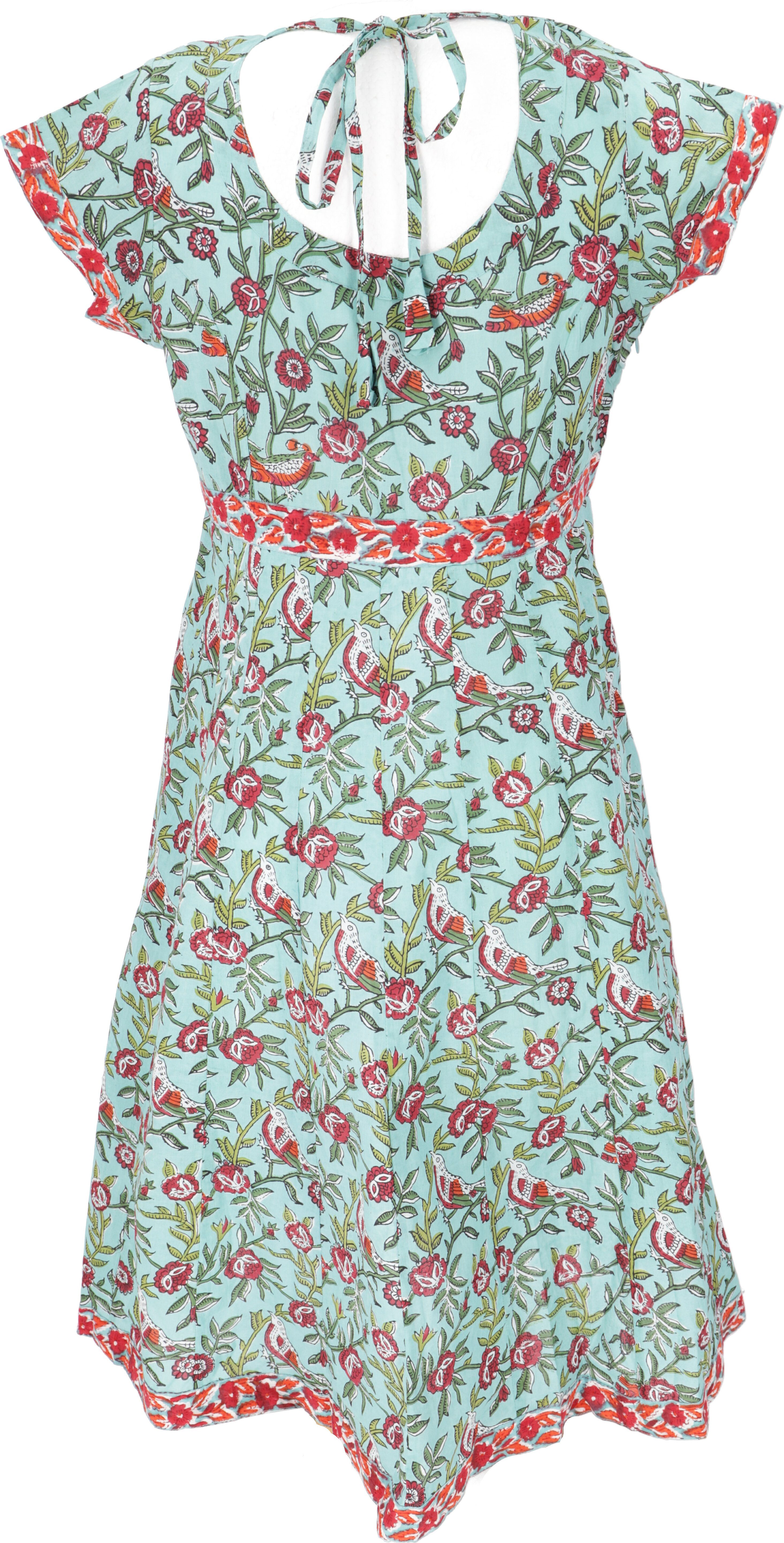 Guru-Shop Midikleid Boho Minikleid, luftiges Sommerkleid günstig online kaufen