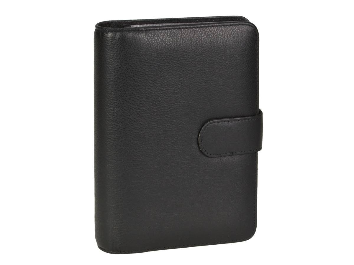 BIND Terminplaner "Business" A6 (14x19cm) Terminkalender Leder schwarz, mit Kalender 2026