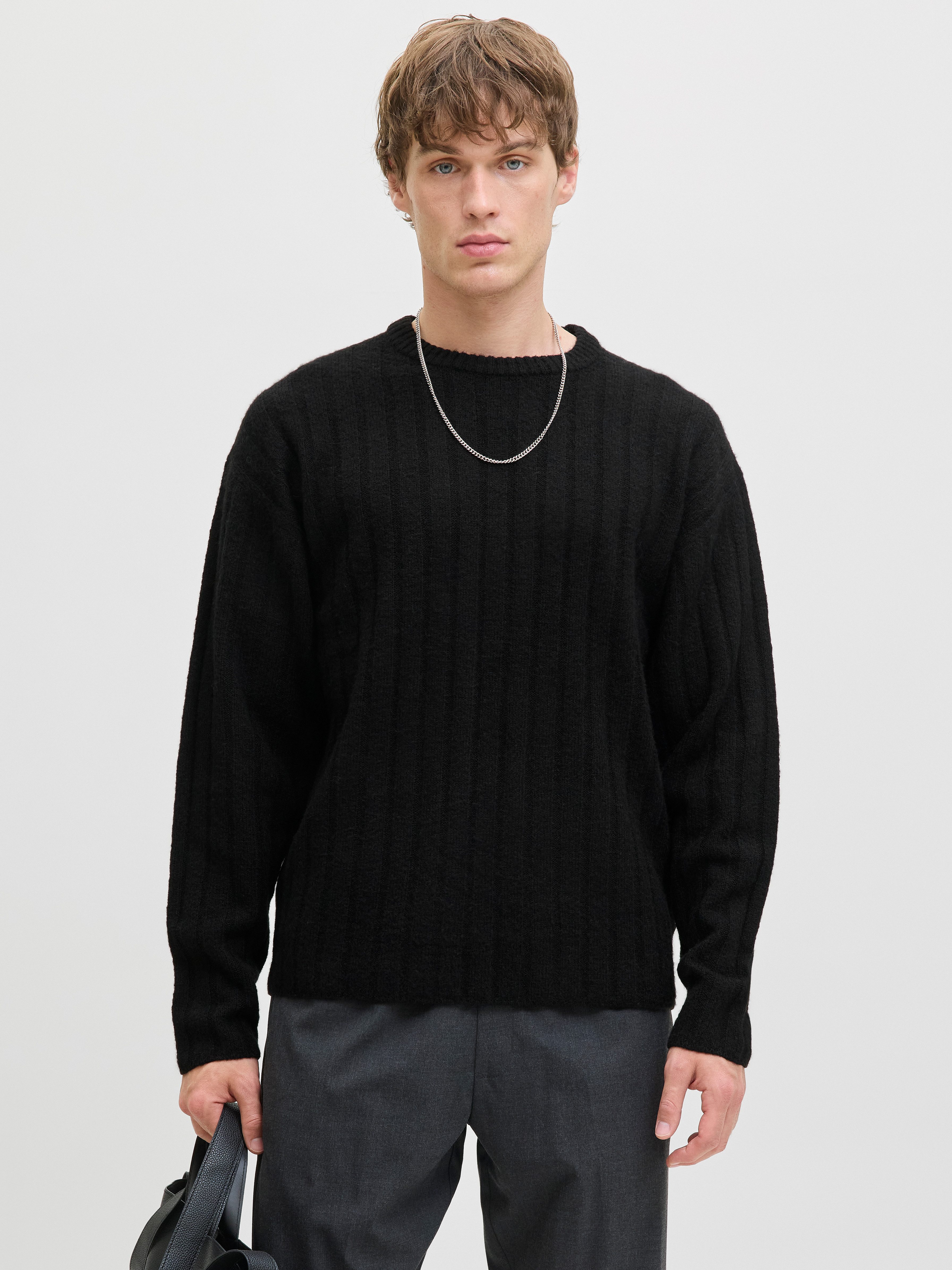 Jack & Jones Strickpullover JJEBRADLEY CARTER KNIT CREW NECK LN günstig online kaufen