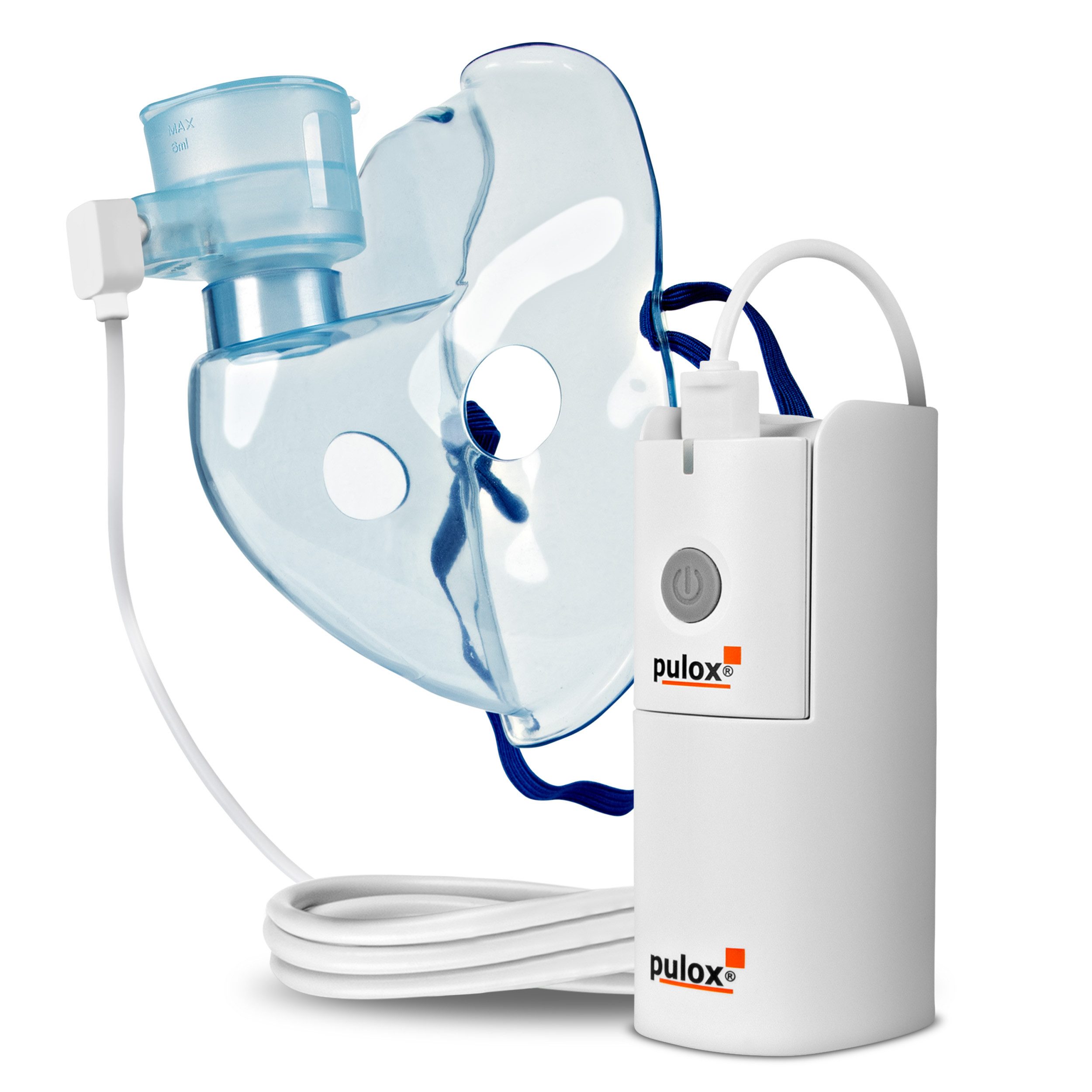 pulox Inhalator IN-200 Vapo - Portabler Nebulizer Vernebler mit Masken