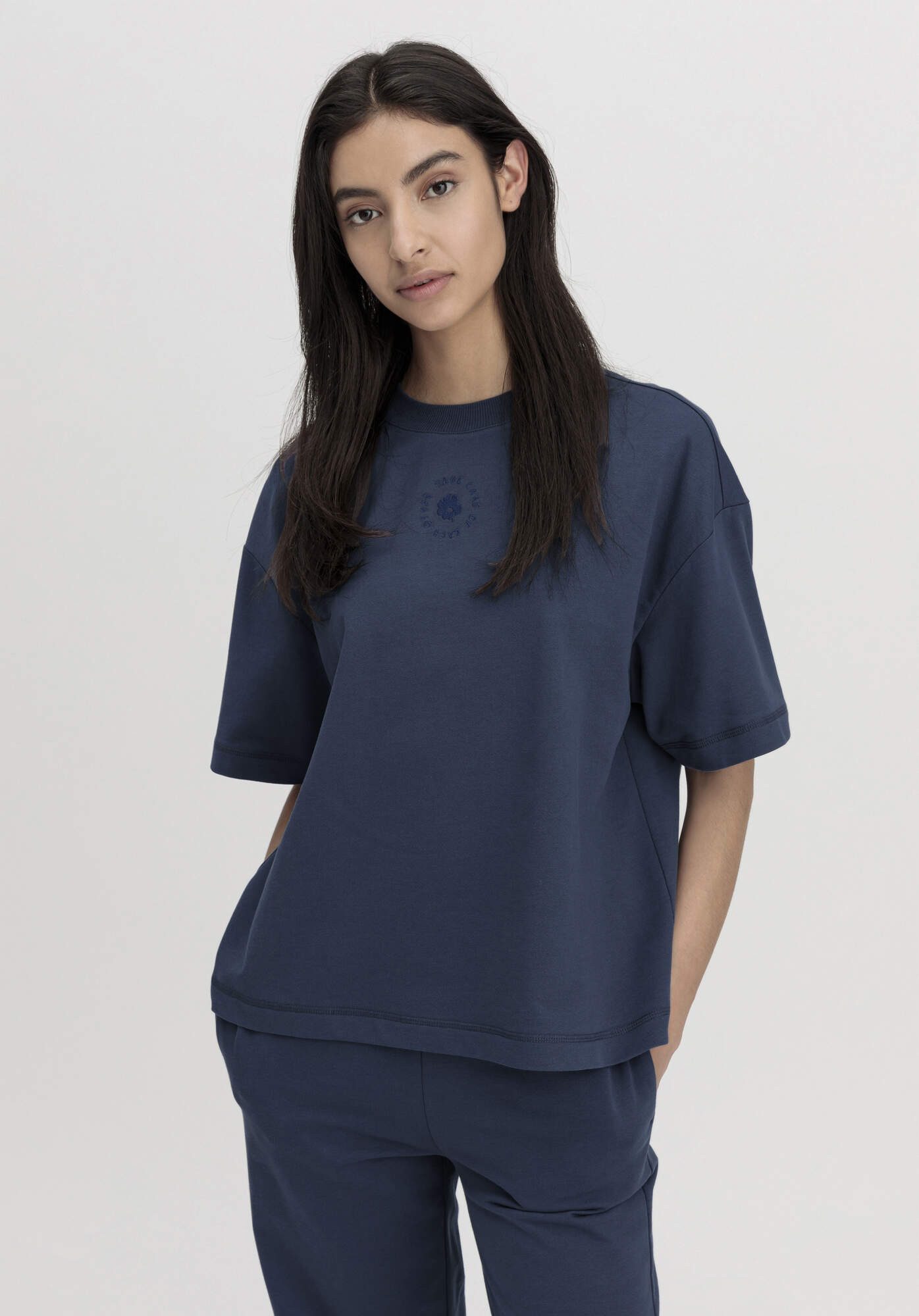 Hessnatur Pyjamaoberteil aus Bio-Baumwolle mit Kapok günstig online kaufen