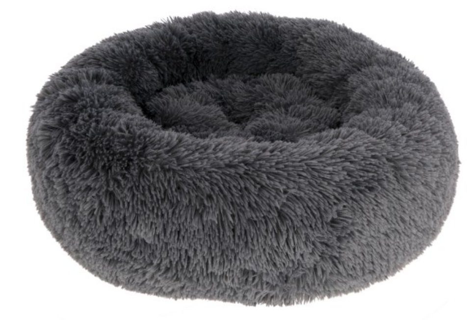Kerbl Tierbett Kuschelbett Fluffy Ø 76 cm grau 80410
