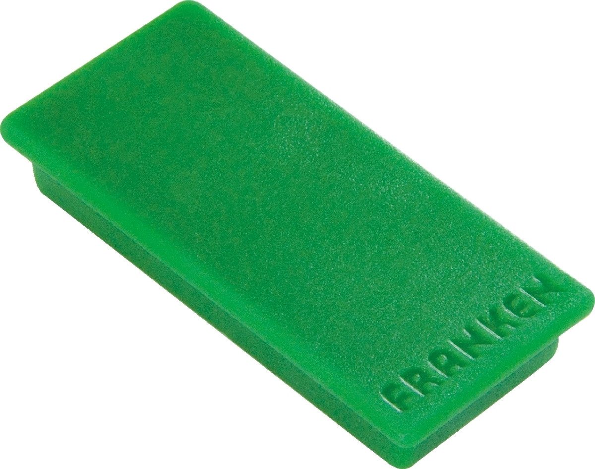 FRANKEN Magnet Haftmagnet 23mmx50mm grün VE=10 Stück
