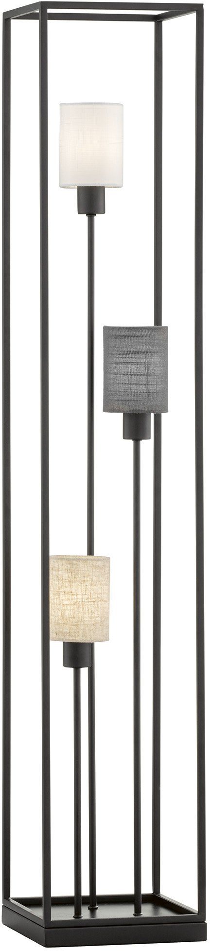 FISCHER & HONSEL Stehlampe Isko, Ein-/Ausschalter, ohne Leuchtmittel günstig online kaufen