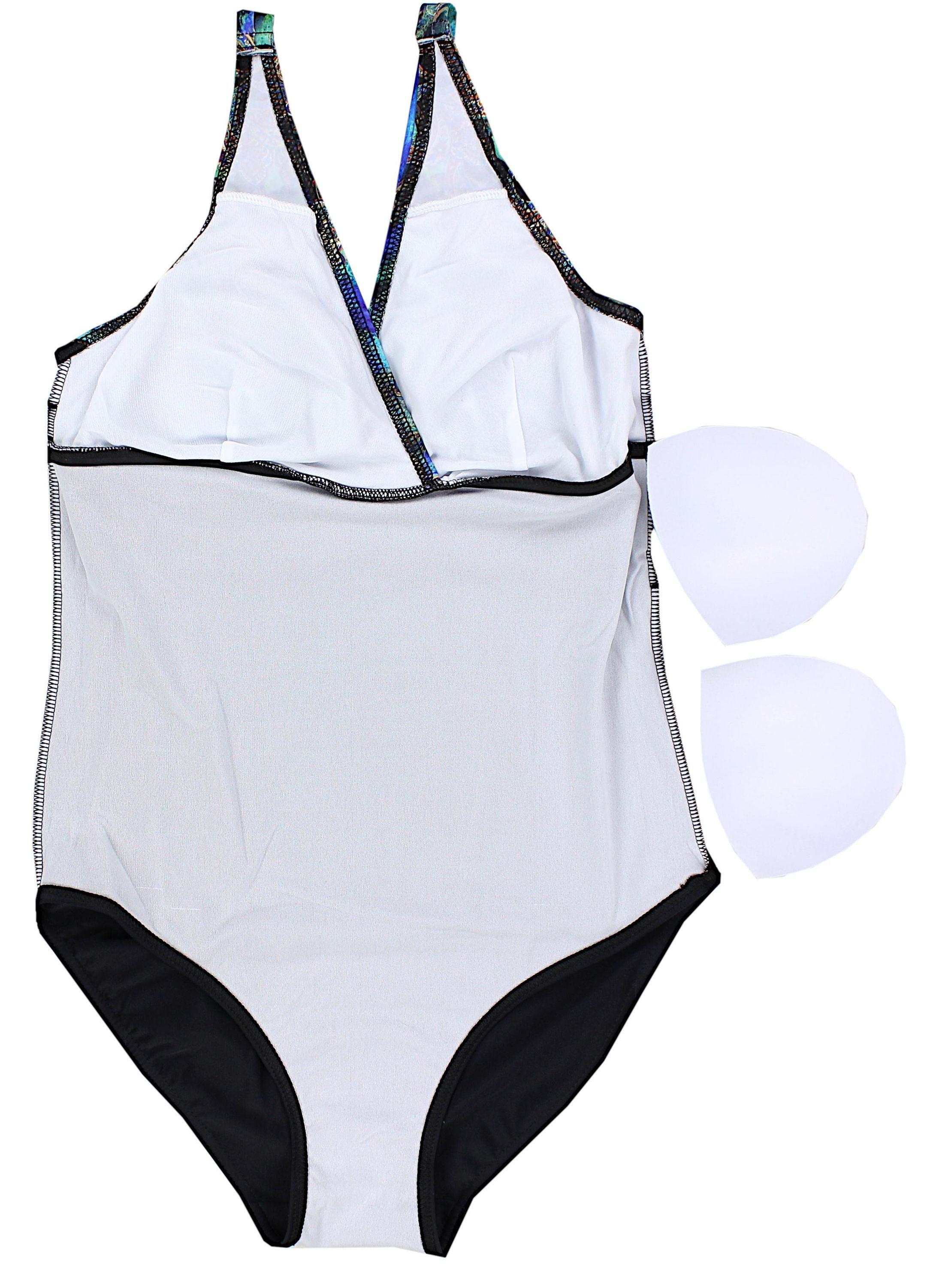 Aquarti Badeanzug Damen Badeanzug Bauchweg Einteiler Sport Swimsuit Bademode