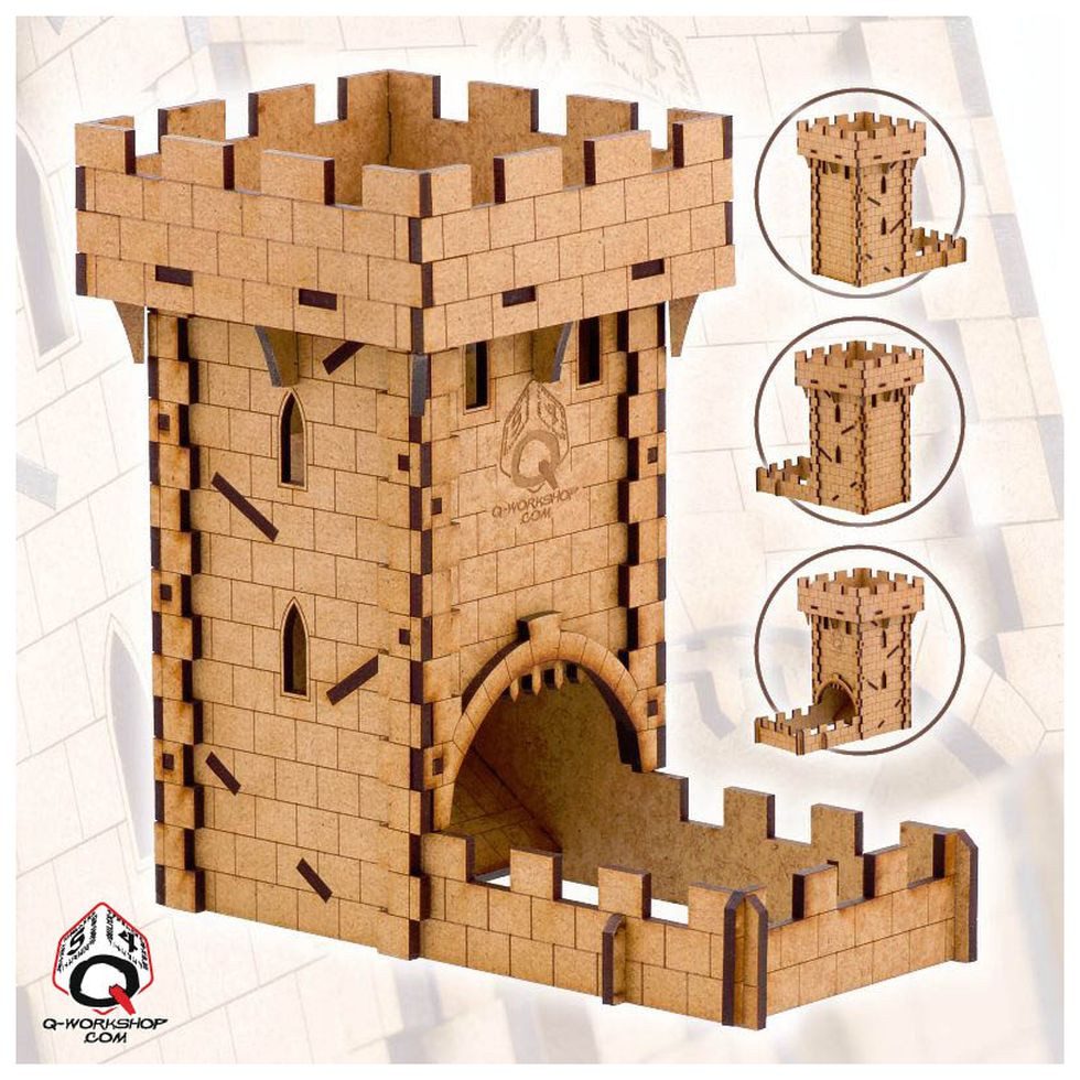 Q-Workshop Spiel, Würfel Turm