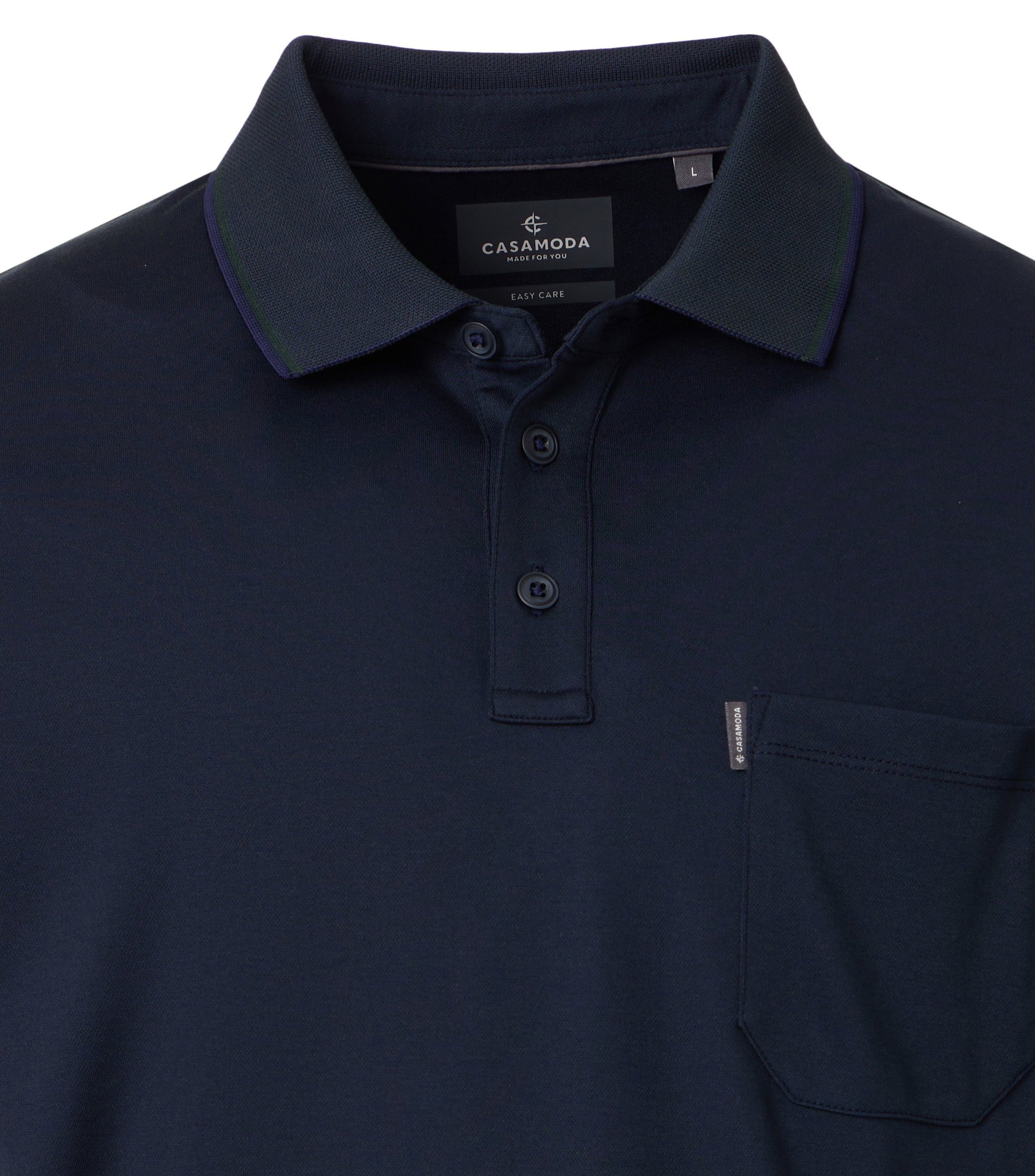 CASAMODA Poloshirt CASAMODA Polo-Shirt uni – Bild 3 von 4
