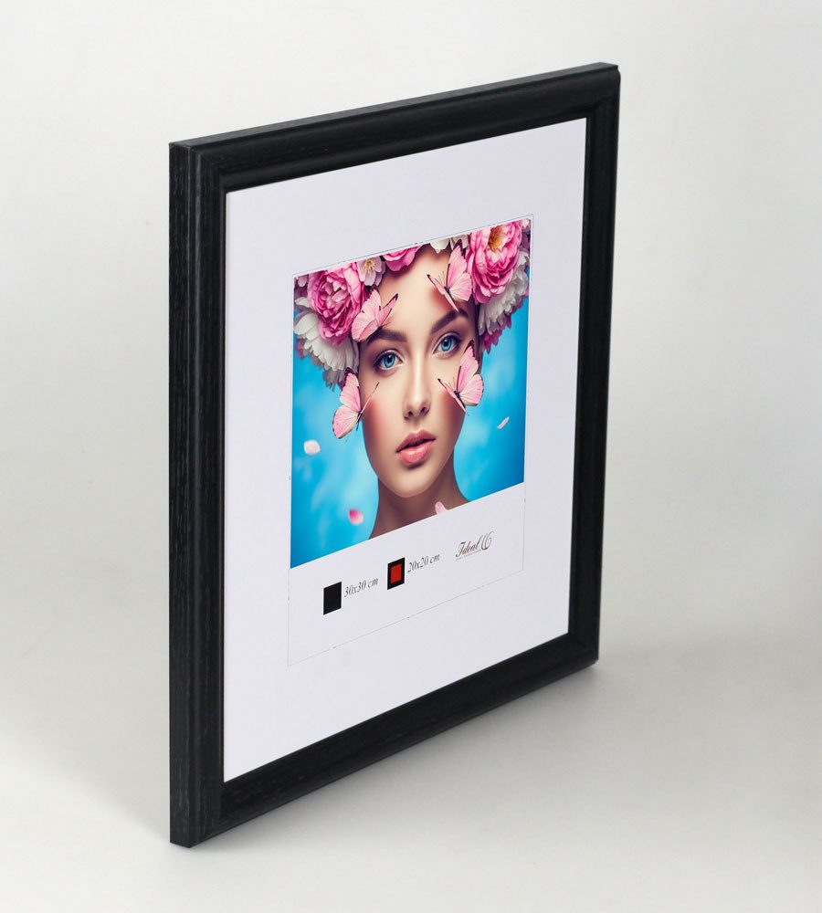 IDEAL TREND Bilderrahmen Holzrahmen mit Kunststoffglas günstig online kaufen