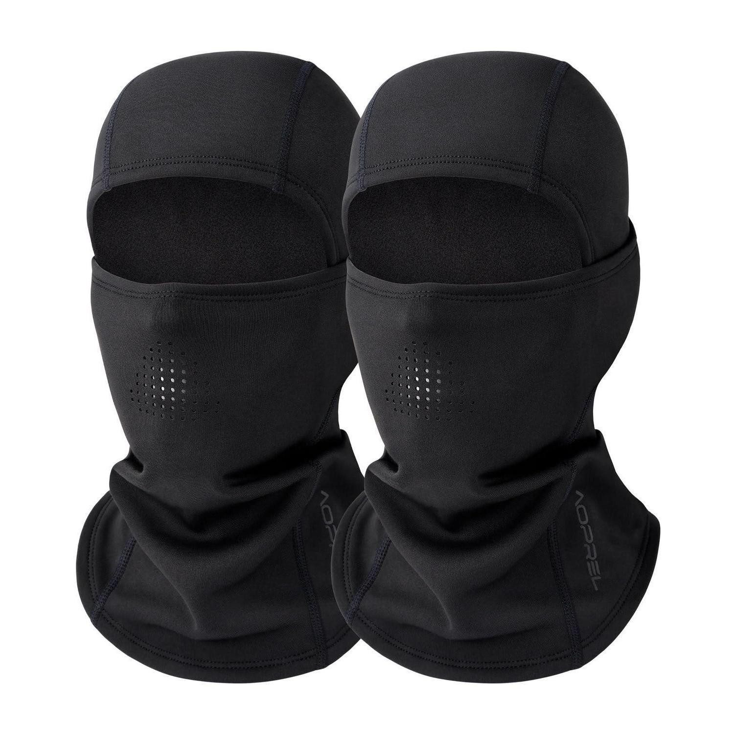 Sturmhaube Sturmhaube Balaclava Herren Damen Skimaske Motorrad Schwarz schwarz