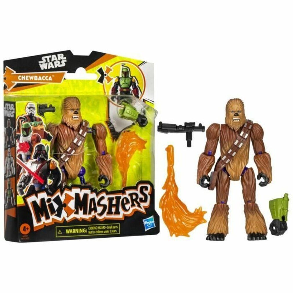Hasbro Babypuppe Figur mit Gelenken MixMashers Chewbacca