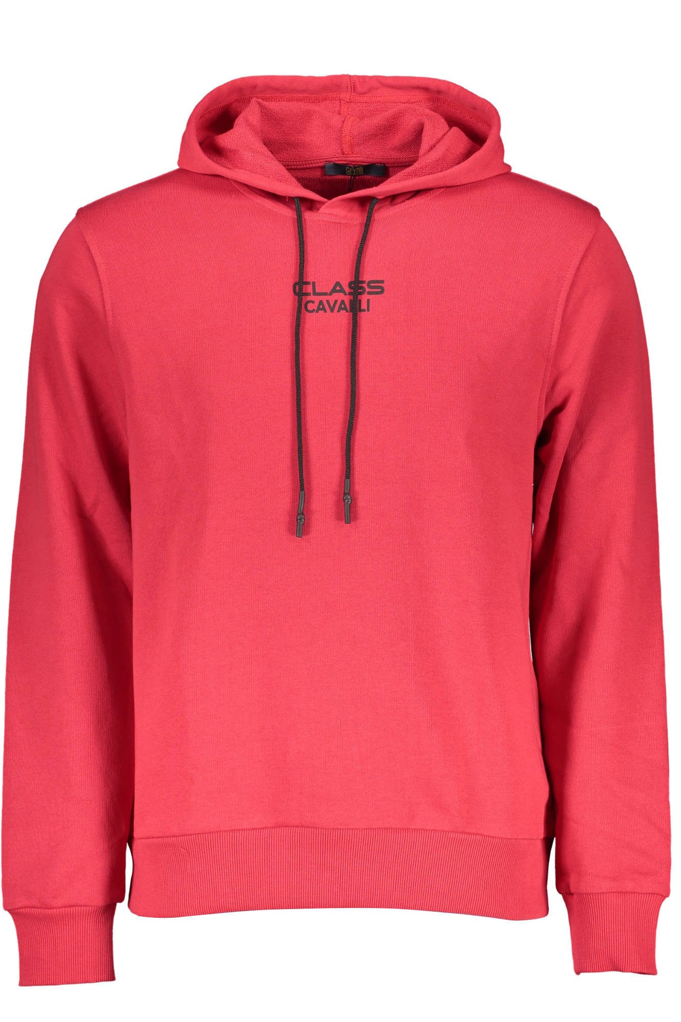 Cavalli Class Sweatshirt Rotes Kapuzen-Sweatshirt für Herren – Stilvolle